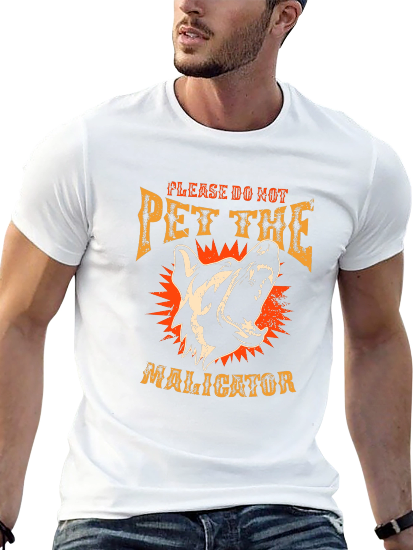 Please Do Not Pet the Maligator Graphic Tee