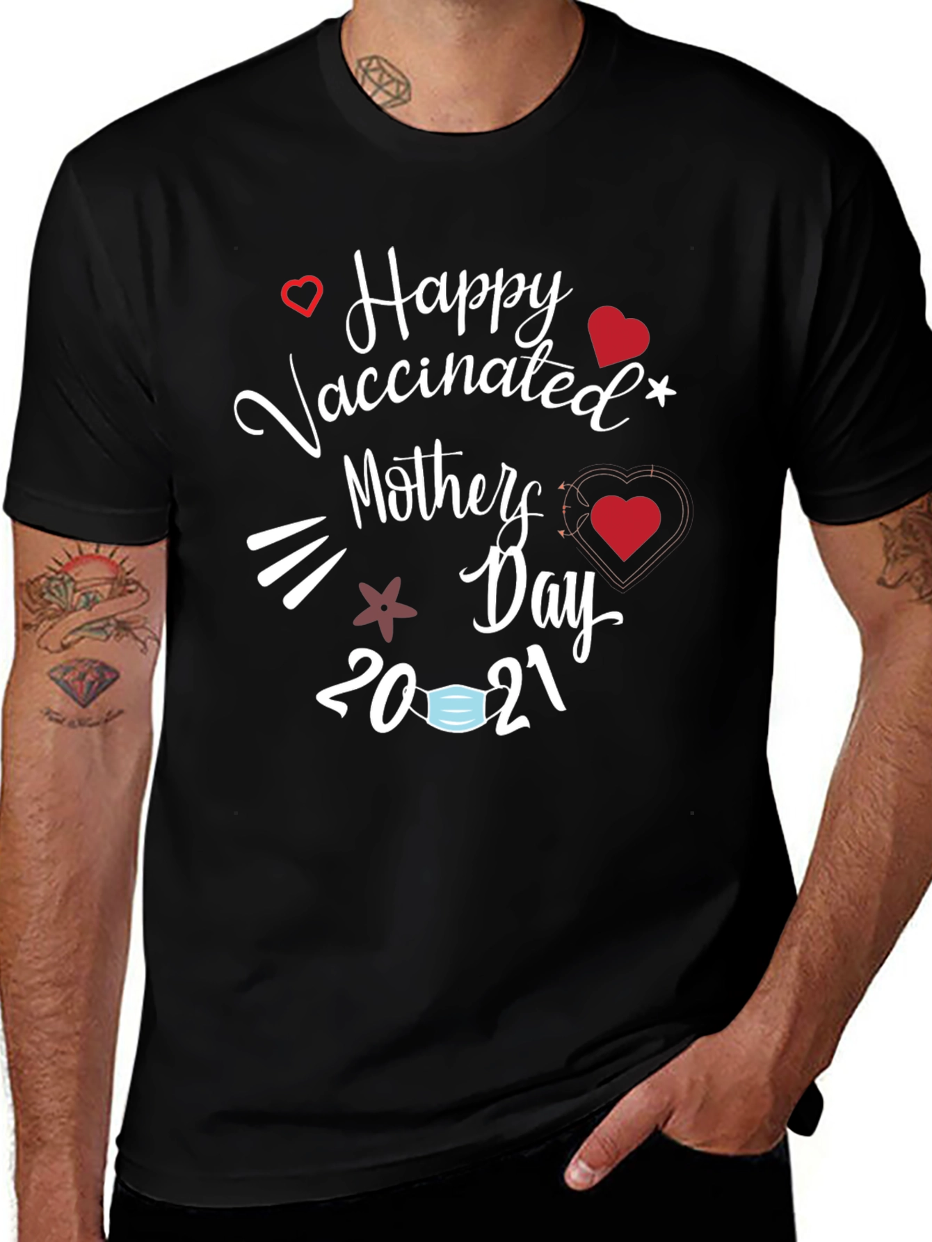 Vaccinated Mothers Day 2021 T-Shirt