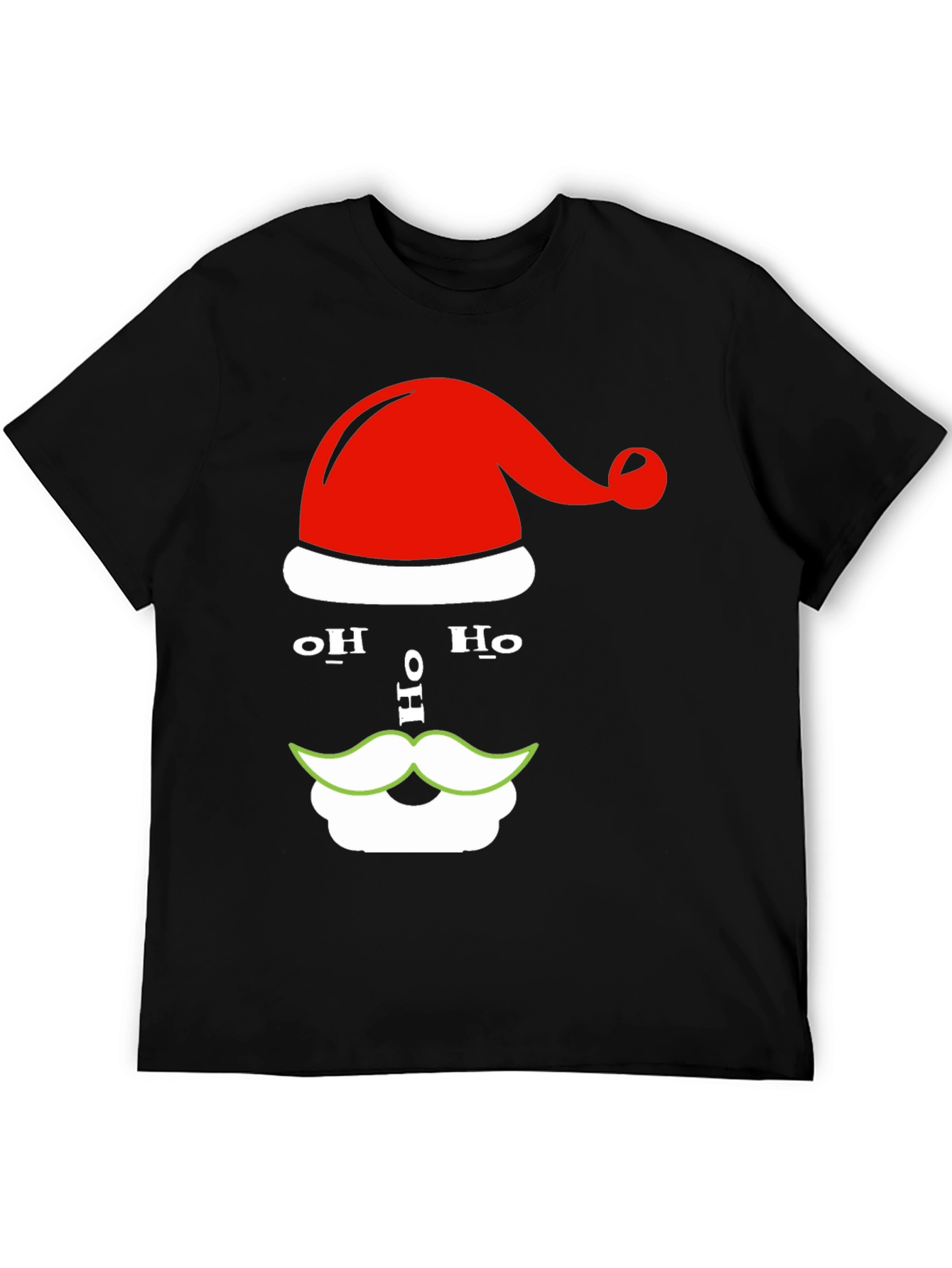 Festive Santa Ho Ho Ho Graphic Tee