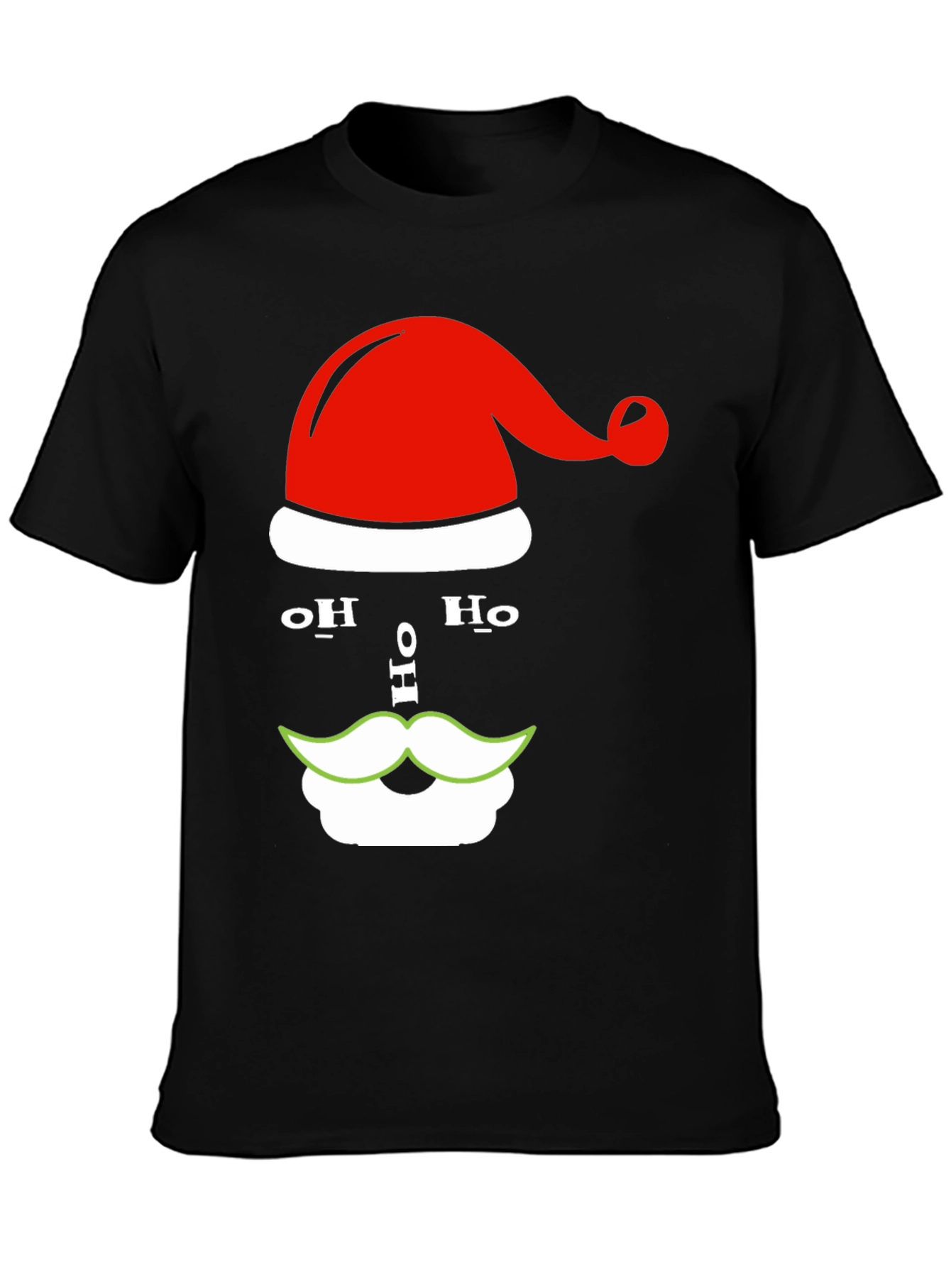 Festive Santa Ho Ho Ho Graphic Tee