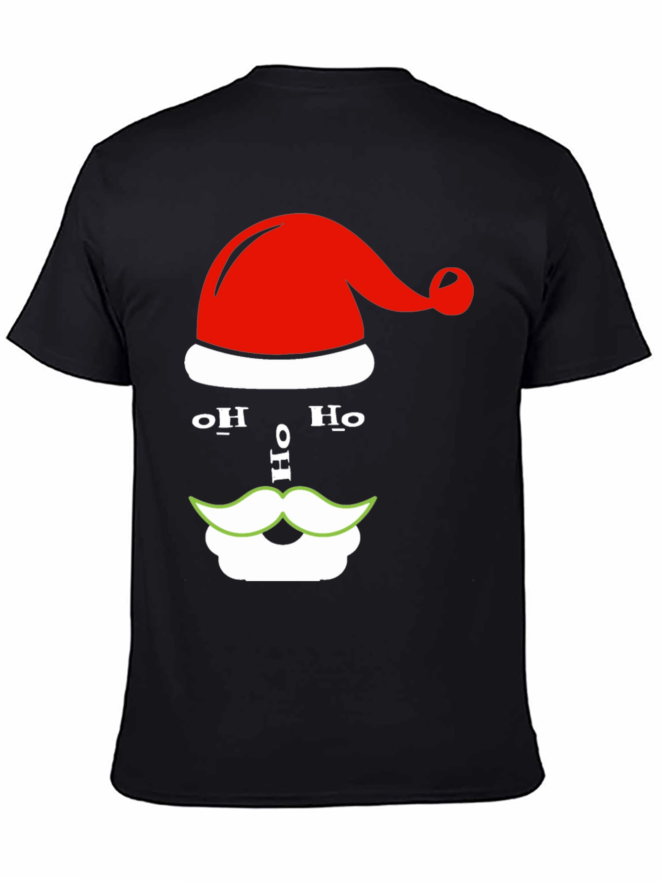 Festive Santa Ho Ho Ho Graphic Tee