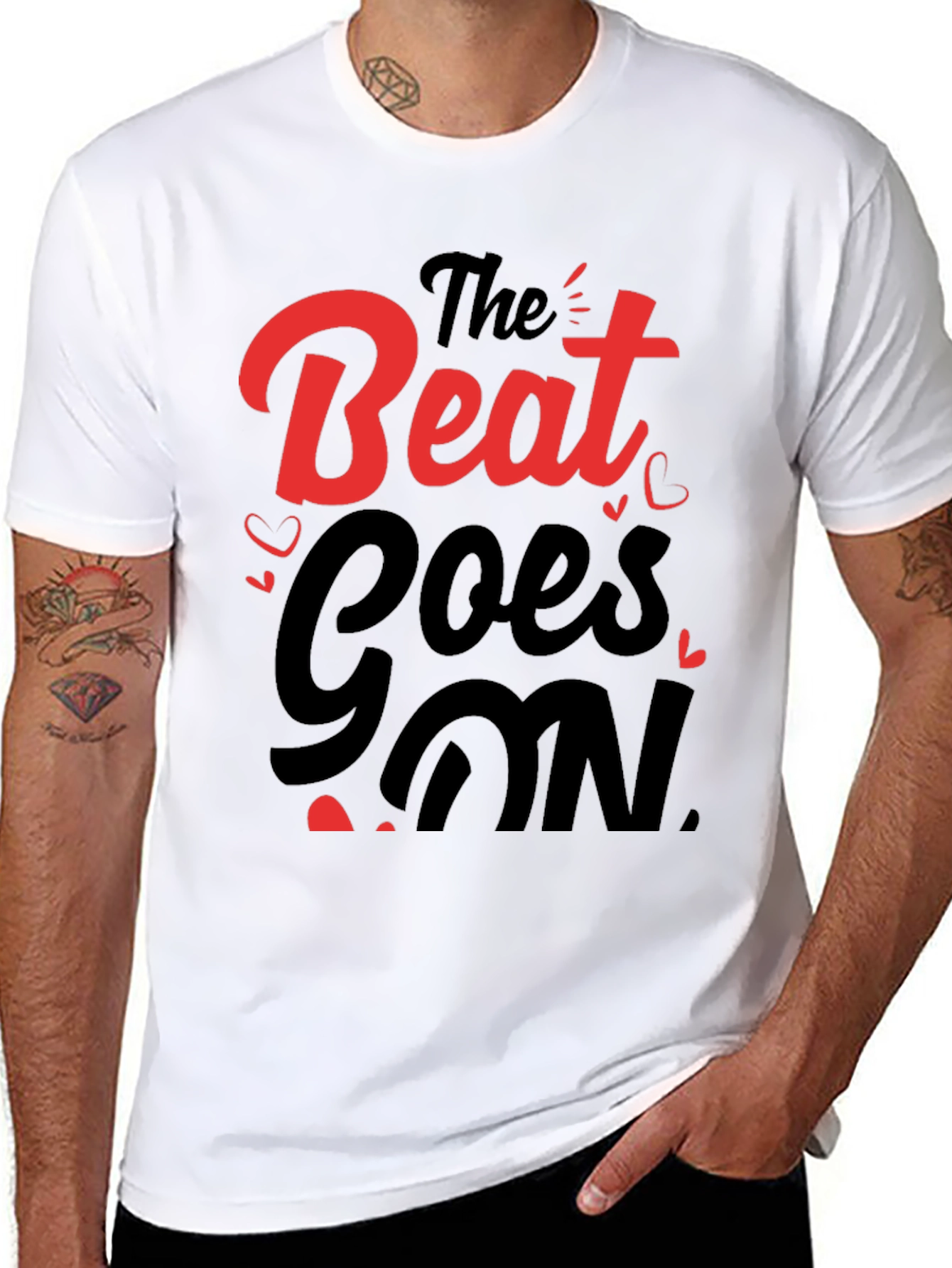 The Beat Goes On Graphic Tee