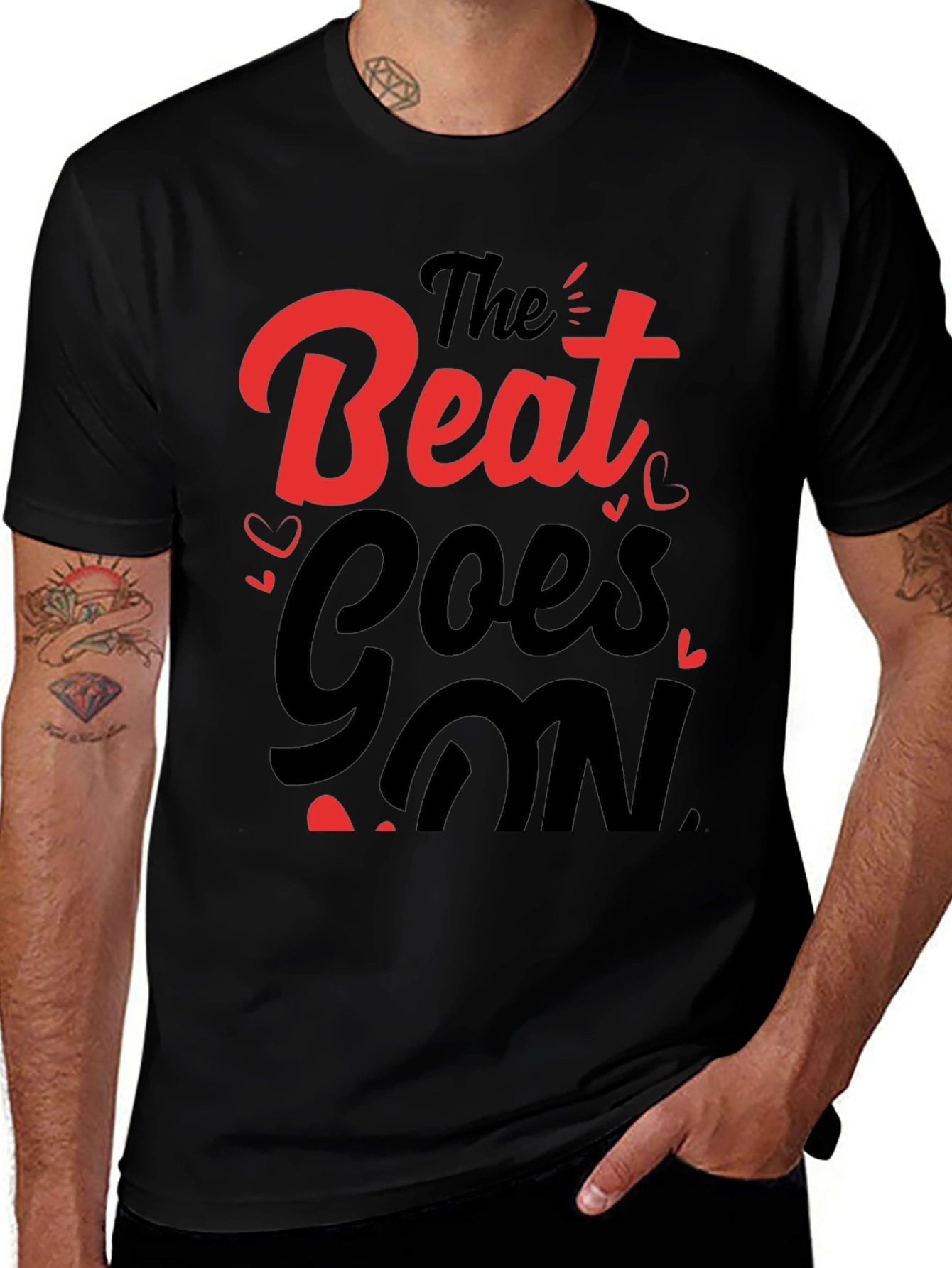 The Beat Goes On Graphic Tee