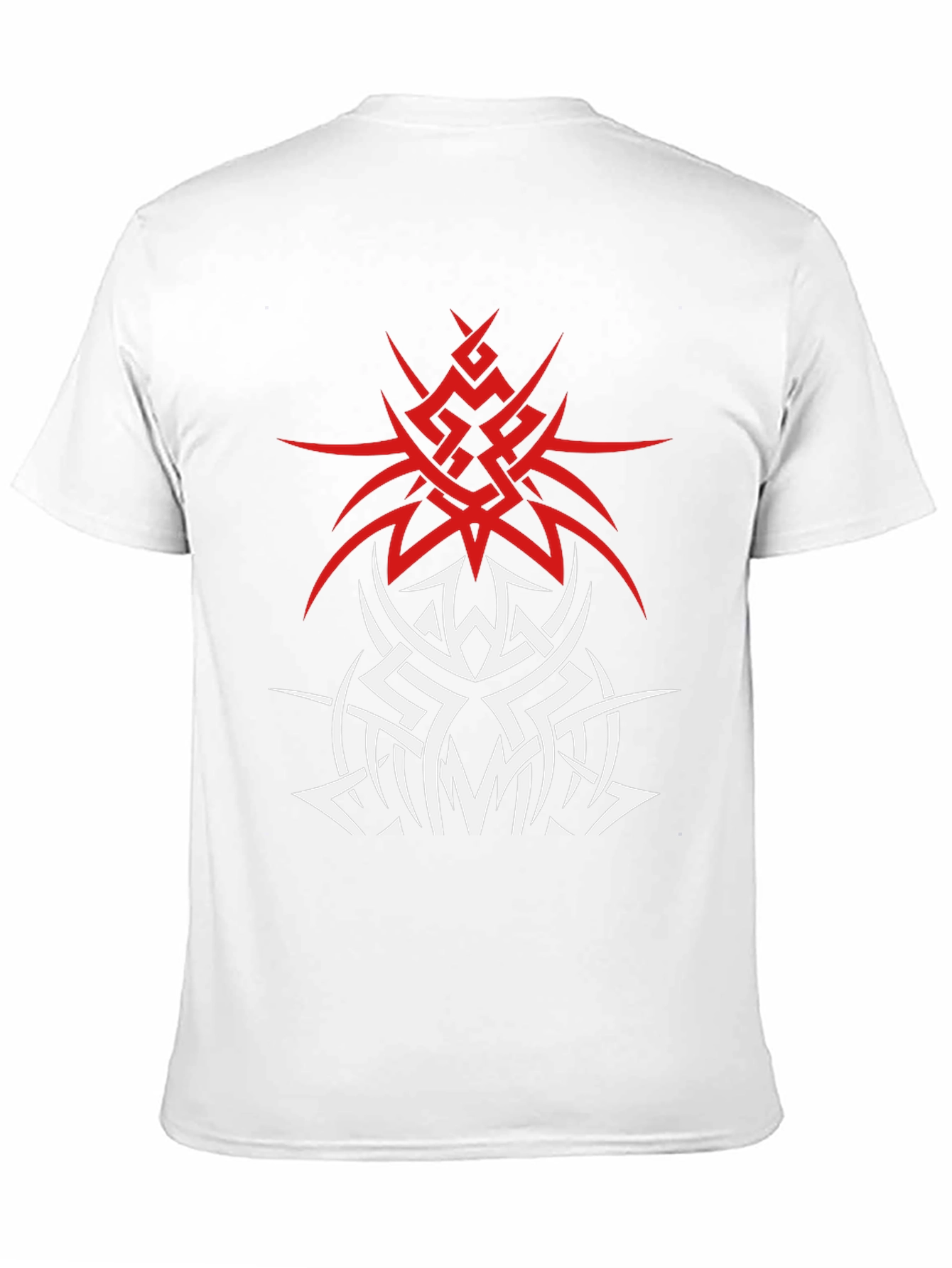 Tribal Tattoo Graphic T-Shirt - Edgy Black Tee