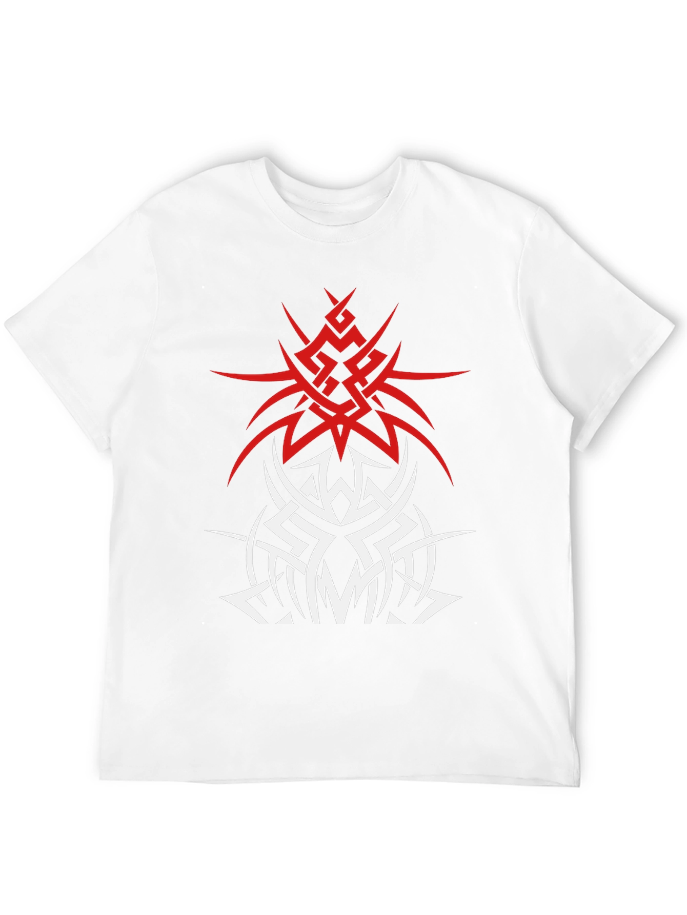 Tribal Tattoo Graphic T-Shirt - Edgy Black Tee