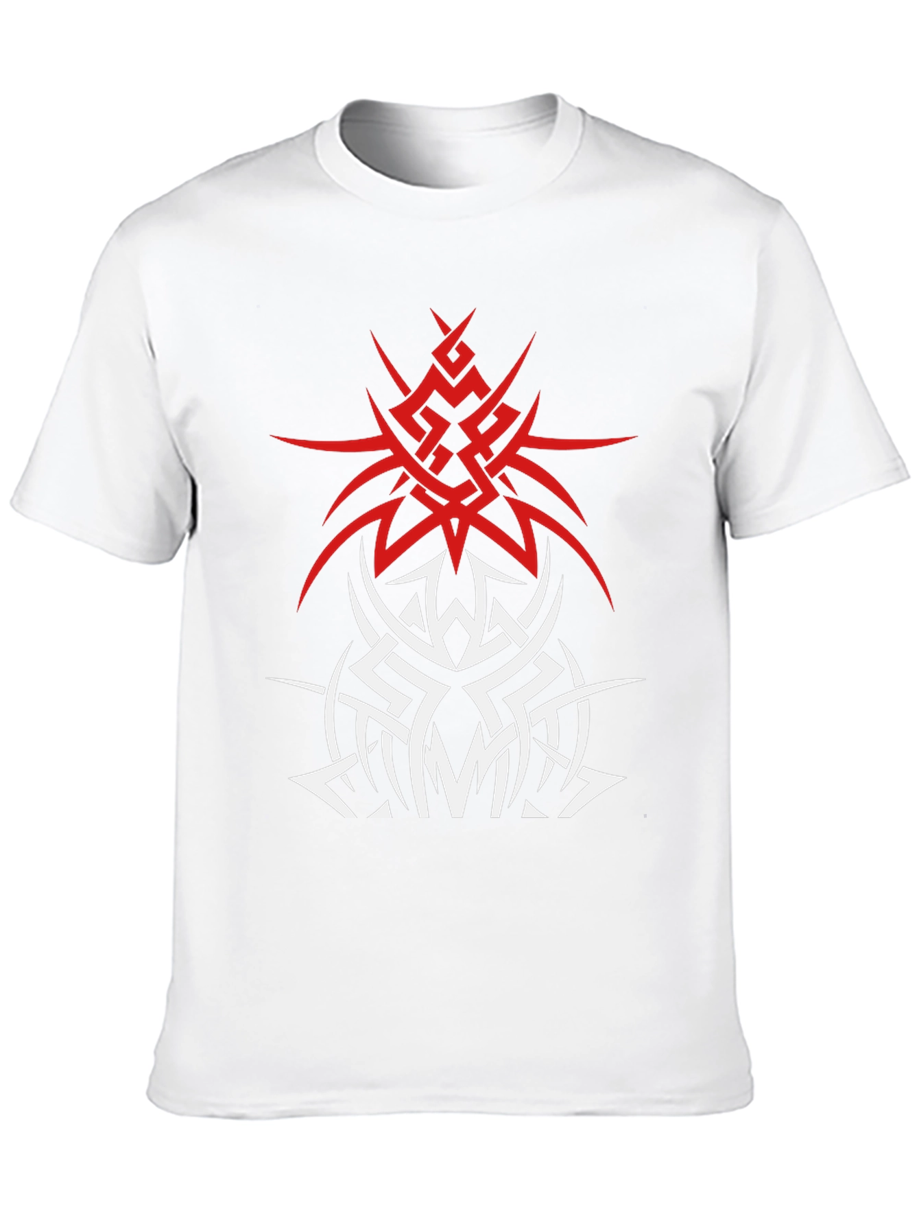 Tribal Tattoo Graphic T-Shirt - Edgy Black Tee