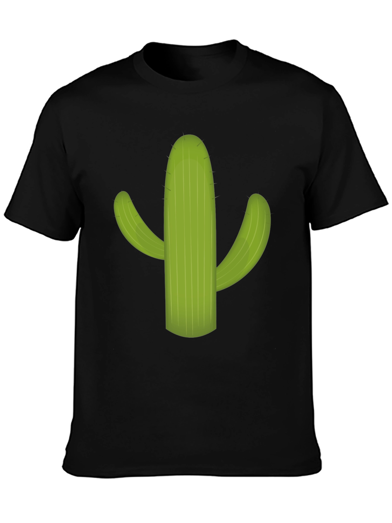 Cactus Graphic T-Shirt - Black Cotton Tee