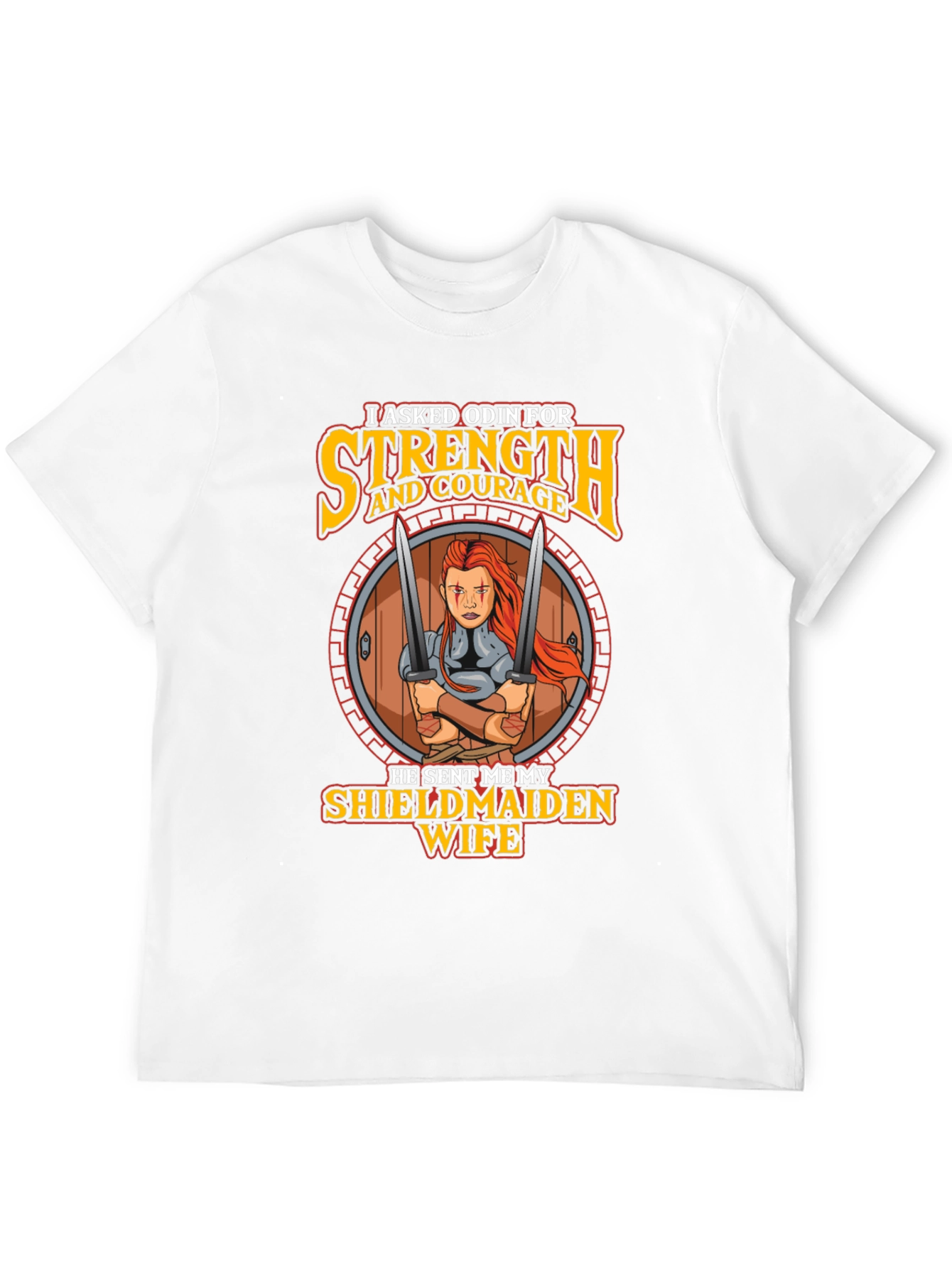 Odin Shieldmaiden Wife Graphic T-Shirt