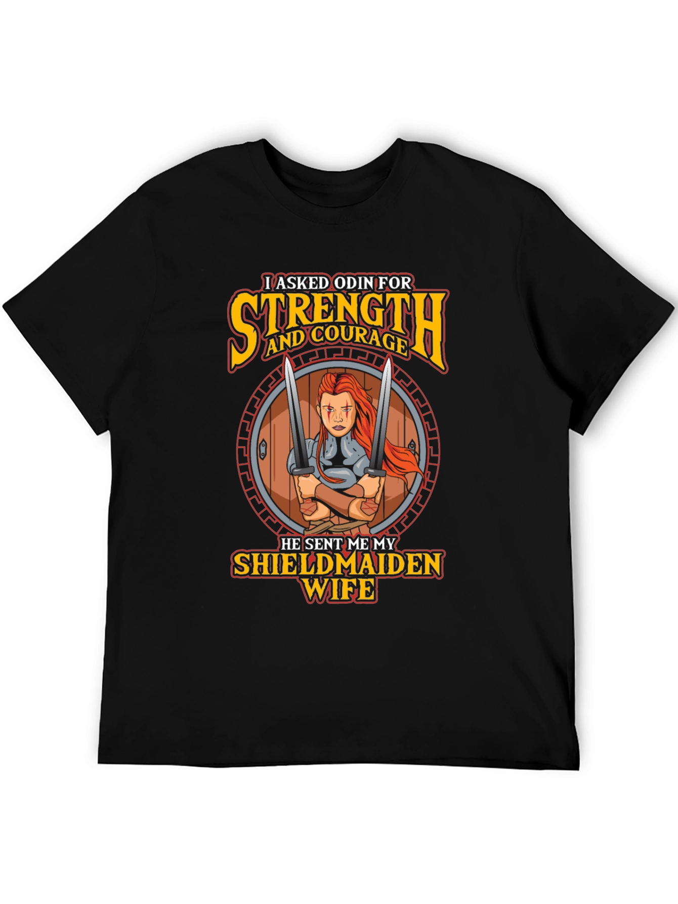 Odin Shieldmaiden Wife Graphic T-Shirt