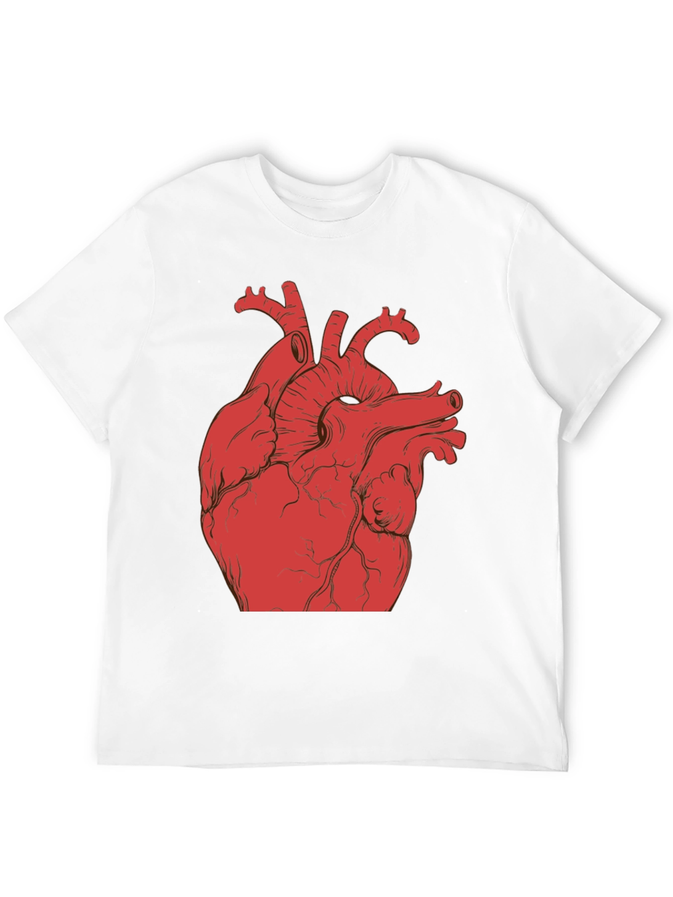 Anatomical Heart Graphic T-Shirt - Black