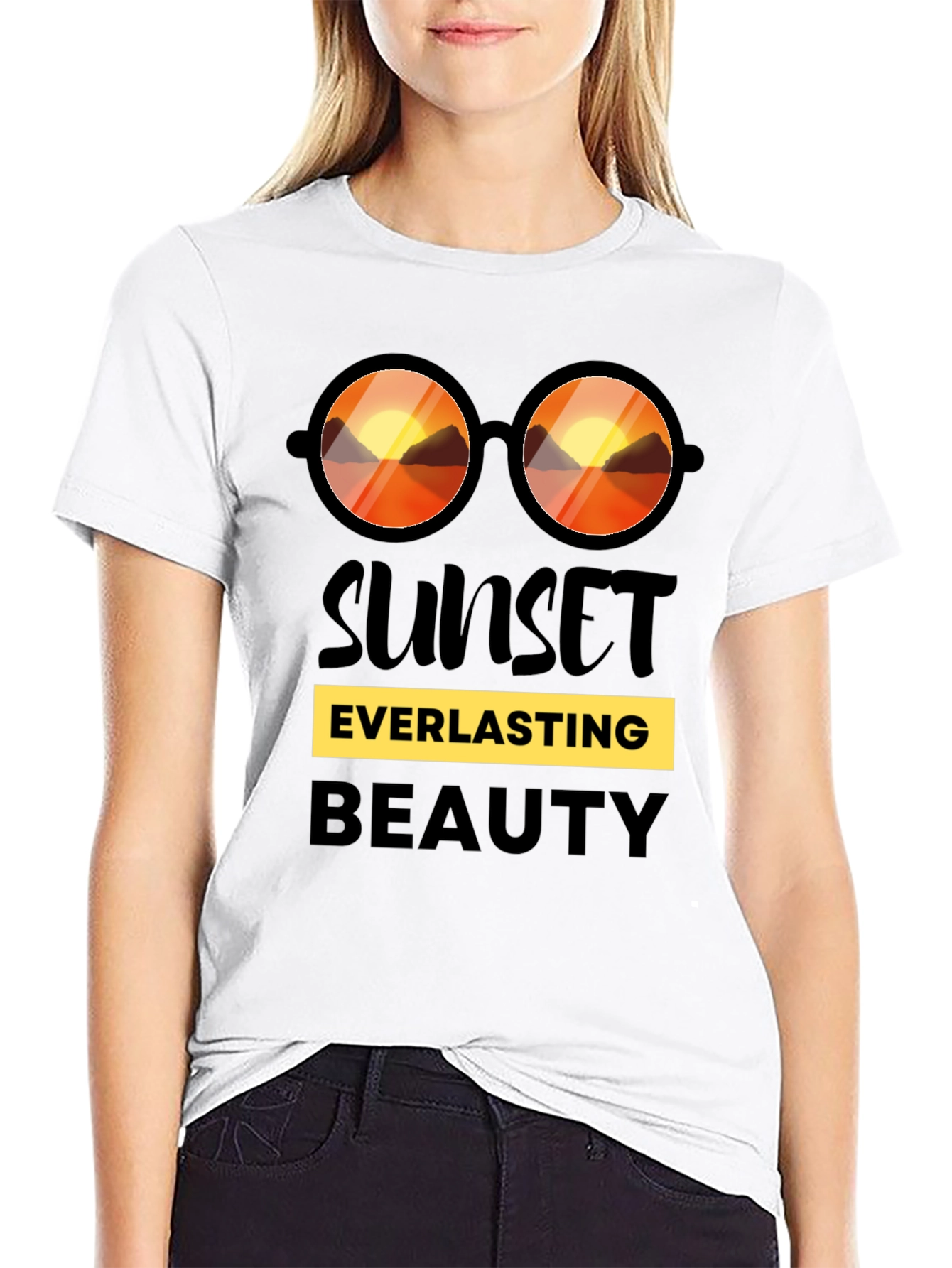 Sunset Beauty Graphic T-Shirt
