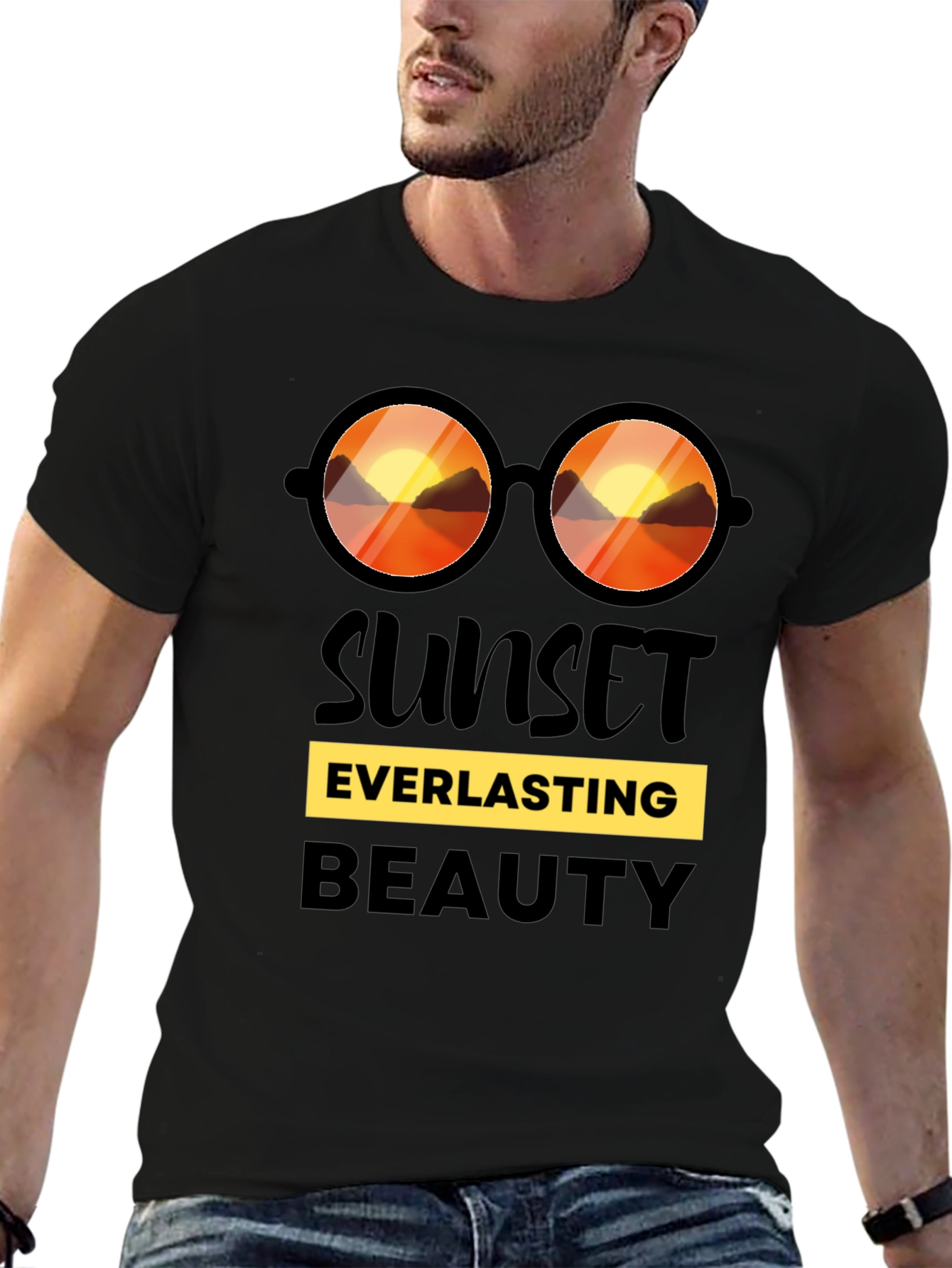 Sunset Beauty Graphic T-Shirt