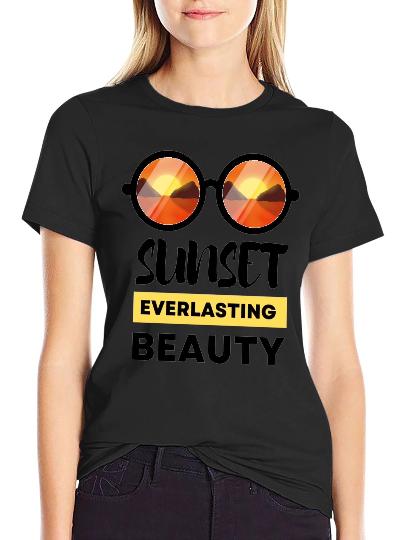 Sunset Beauty Graphic T-Shirt