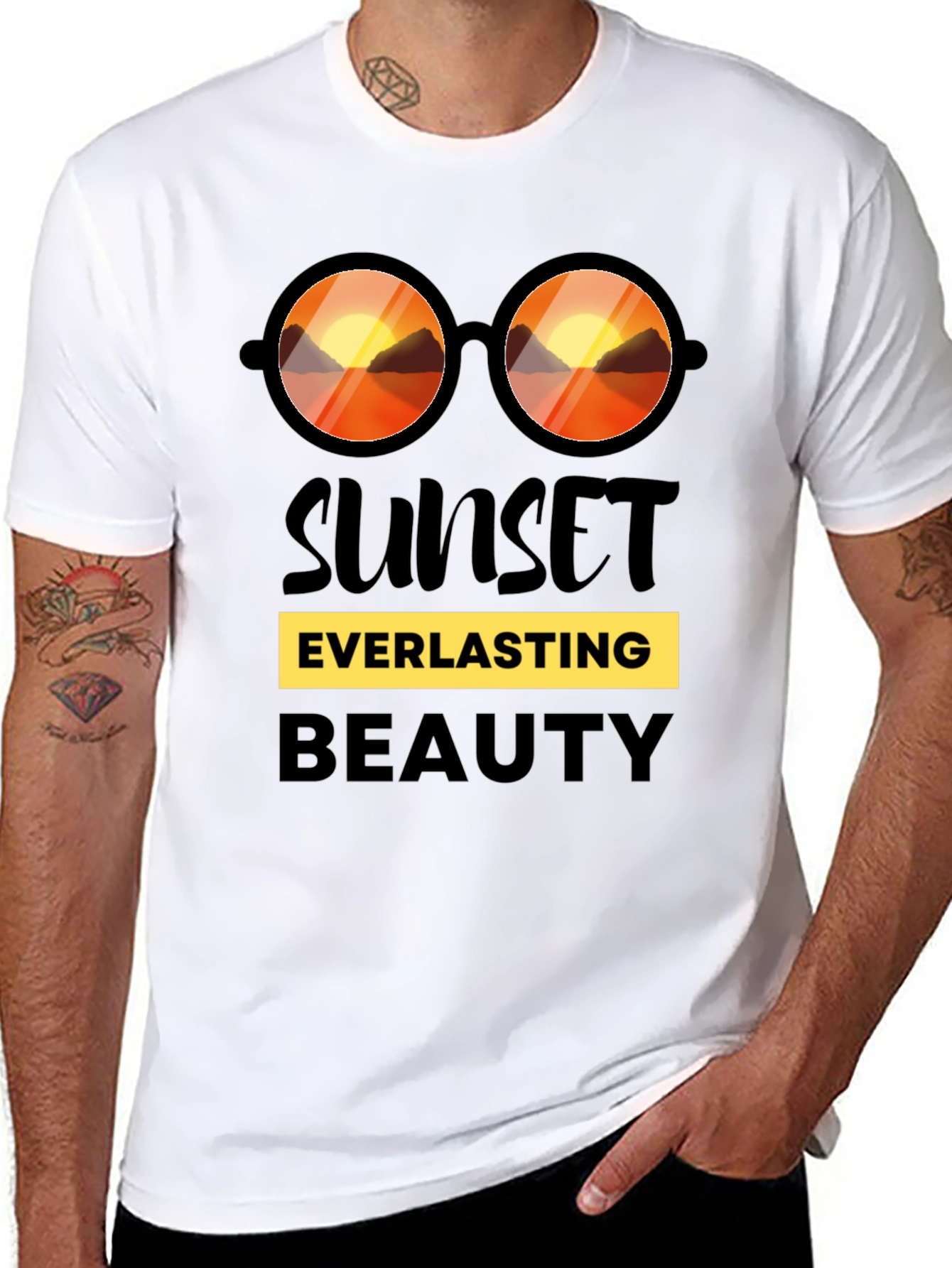 Sunset Beauty Graphic T-Shirt