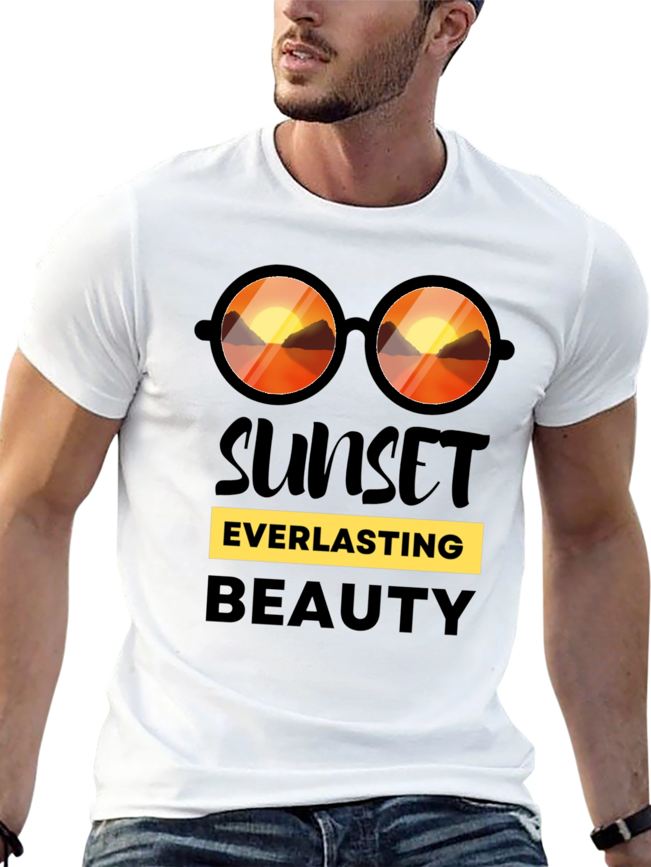 Sunset Beauty Graphic T-Shirt