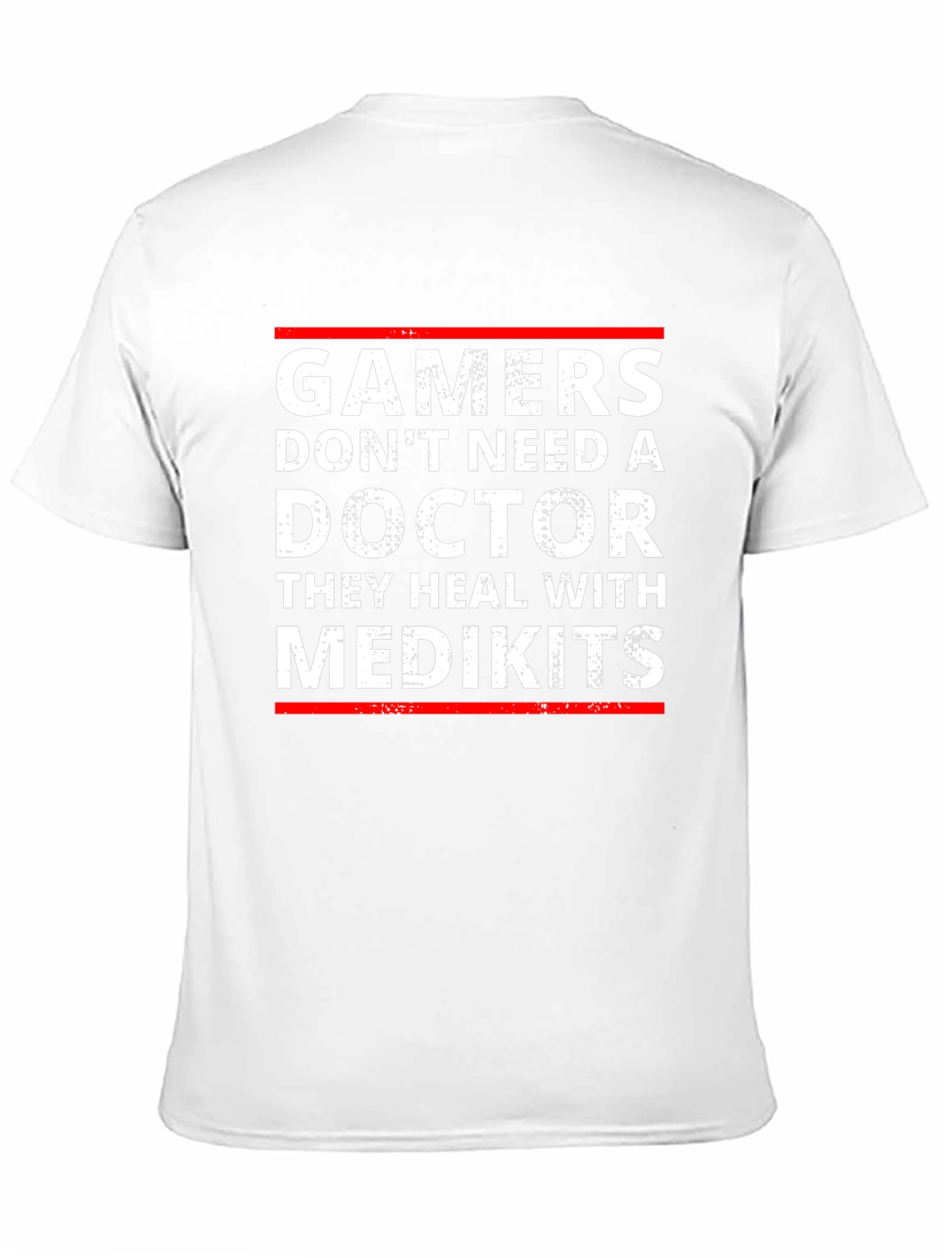 Gamers Heal with Medkits T-Shirt - Funny Gaming Tee