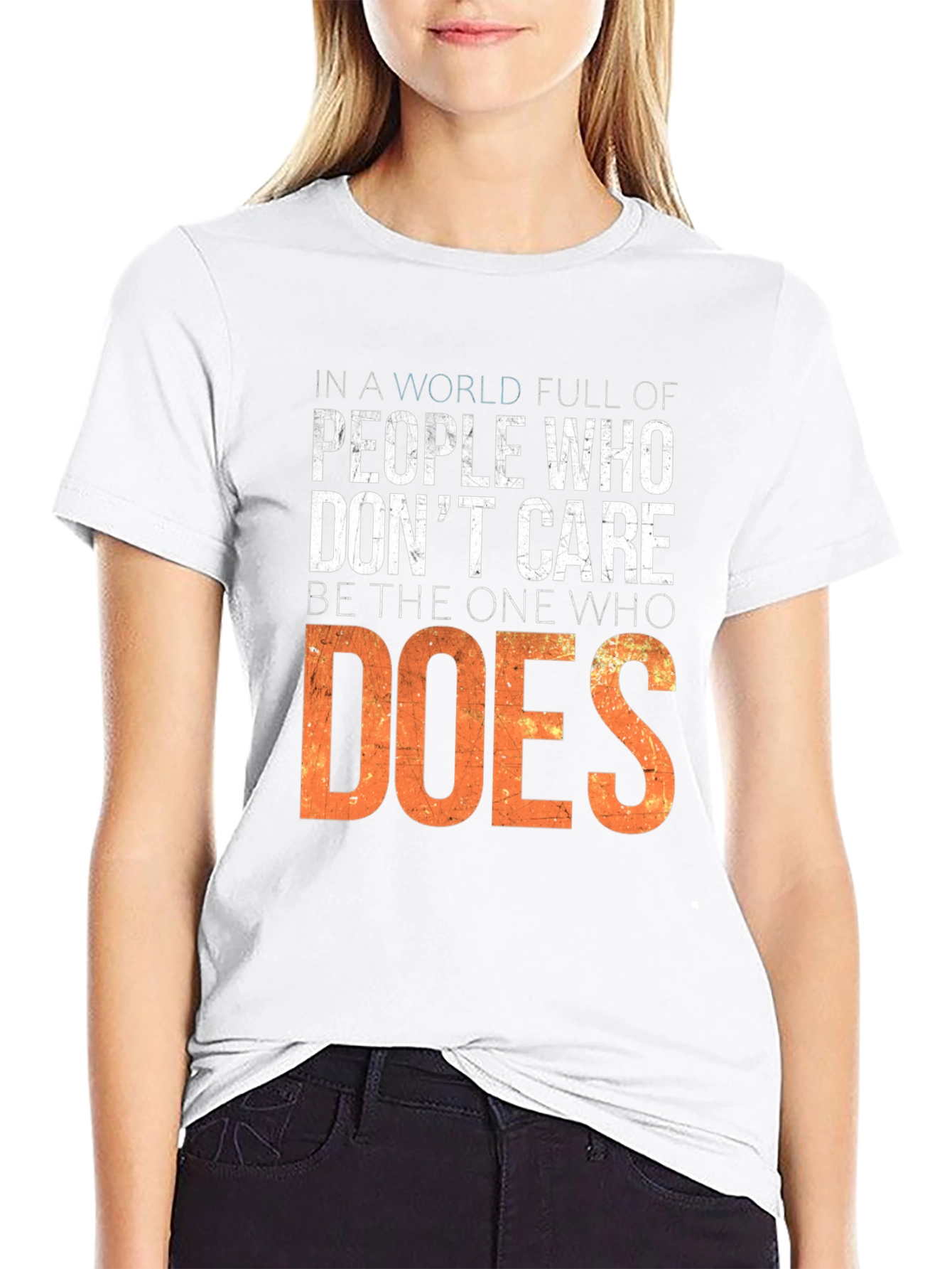 Inspirational T-Shirt: Be the One Who Does