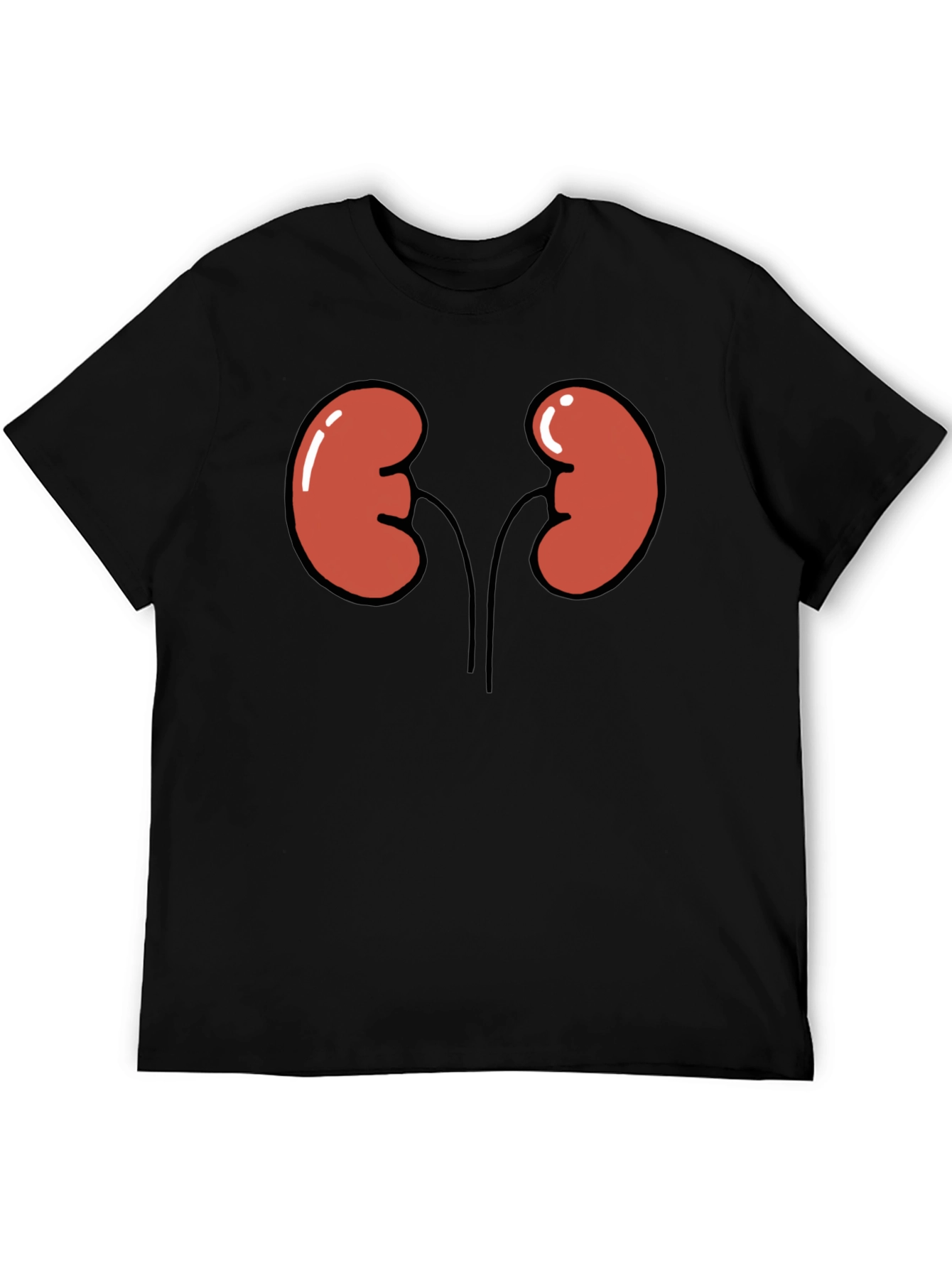 Kidney Graphic Tee - Black Unisex T-Shirt