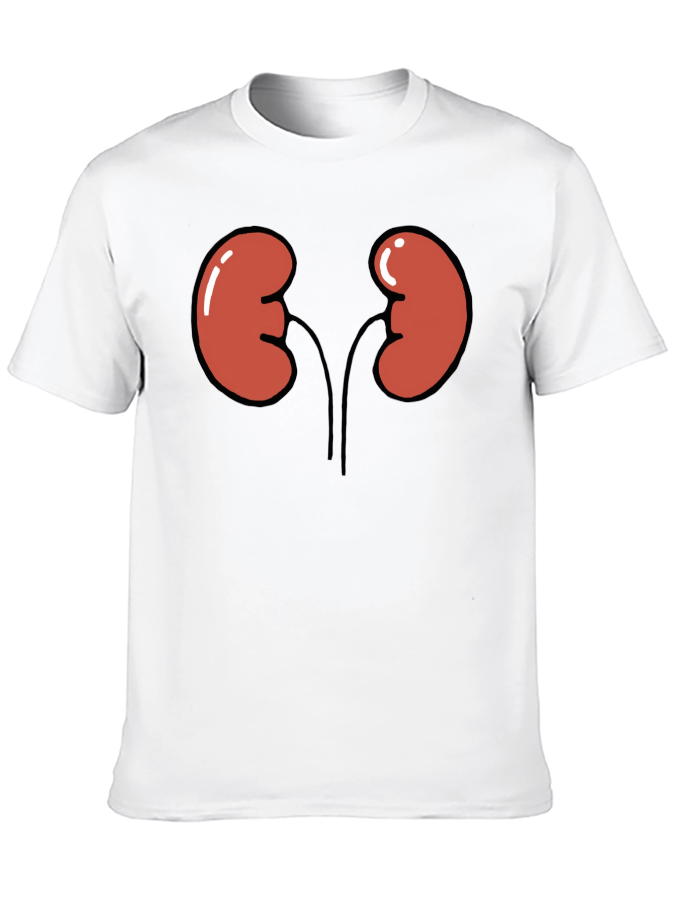 Kidney Graphic Tee - Black Unisex T-Shirt
