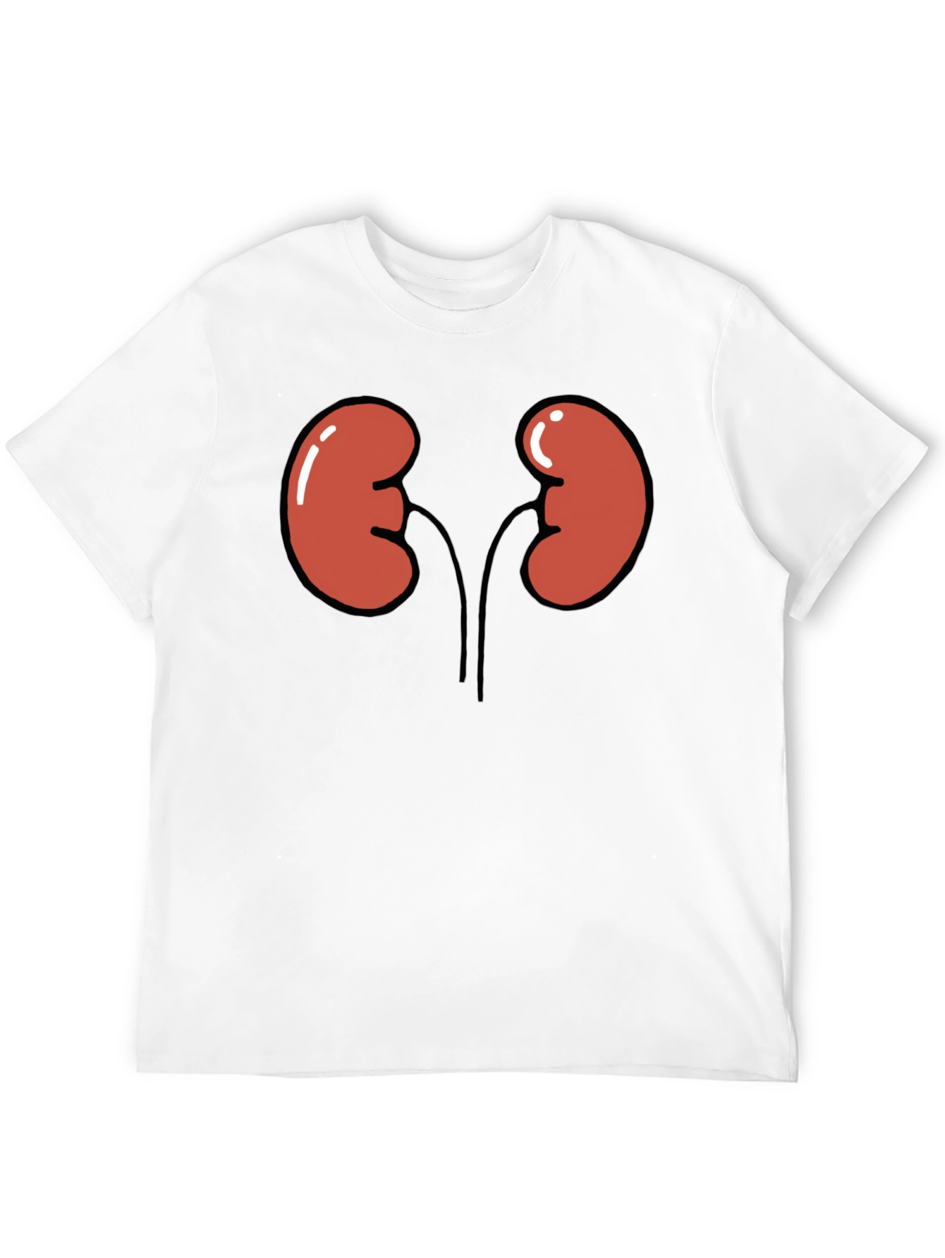 Kidney Graphic Tee - Black Unisex T-Shirt