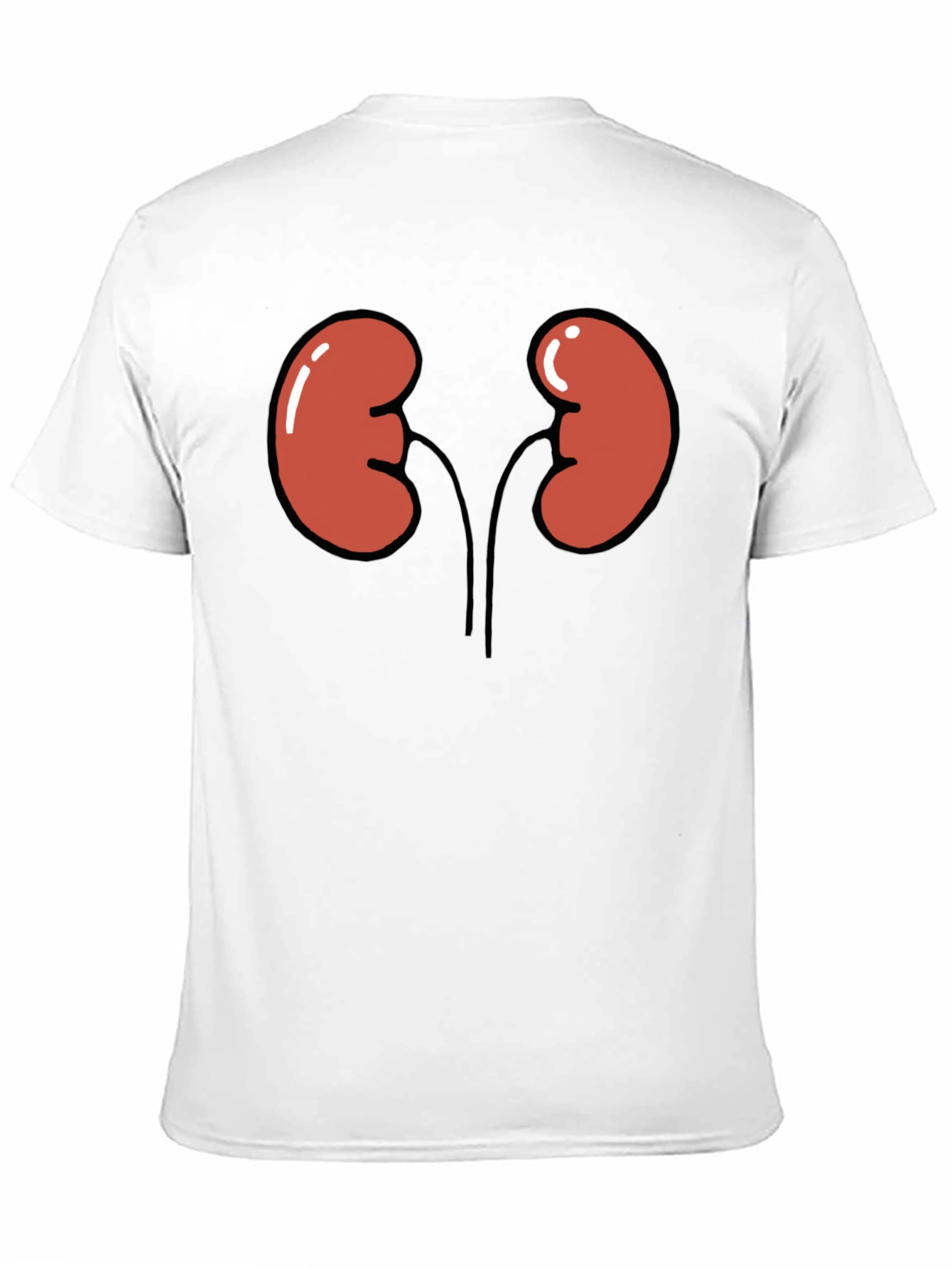 Kidney Graphic Tee - Black Unisex T-Shirt