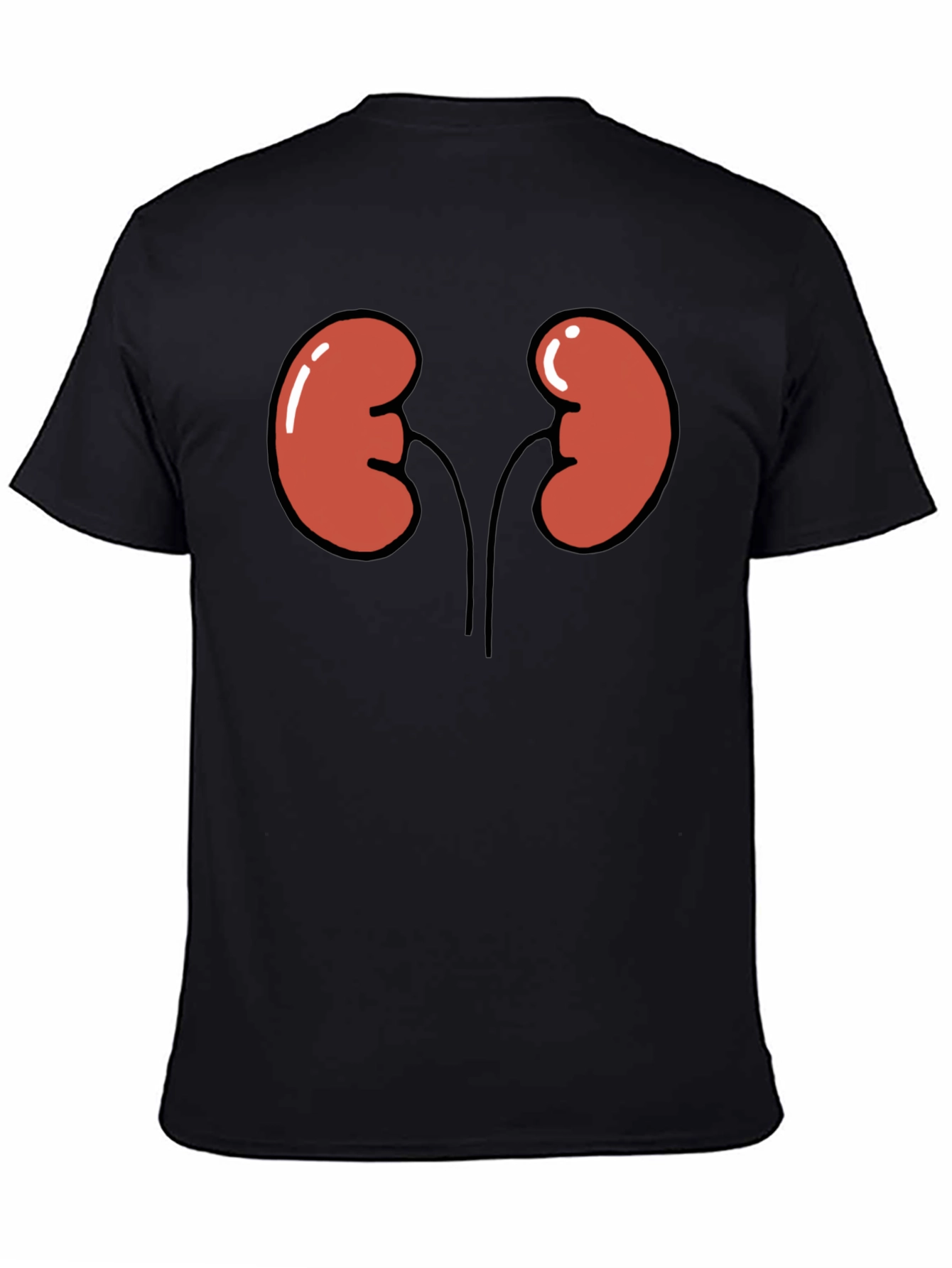 Kidney Graphic Tee - Black Unisex T-Shirt