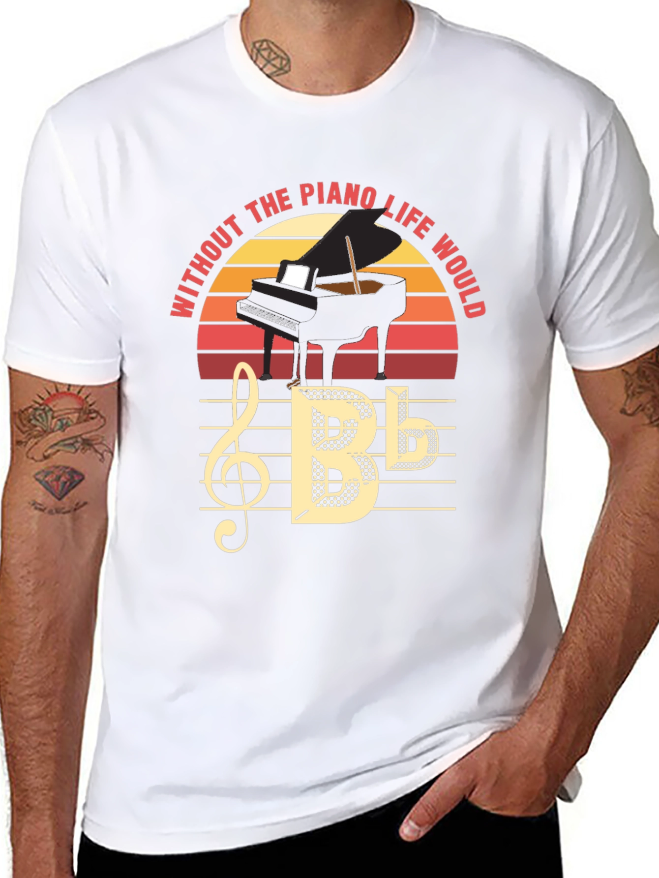 Piano Life Music Lover T-Shirt