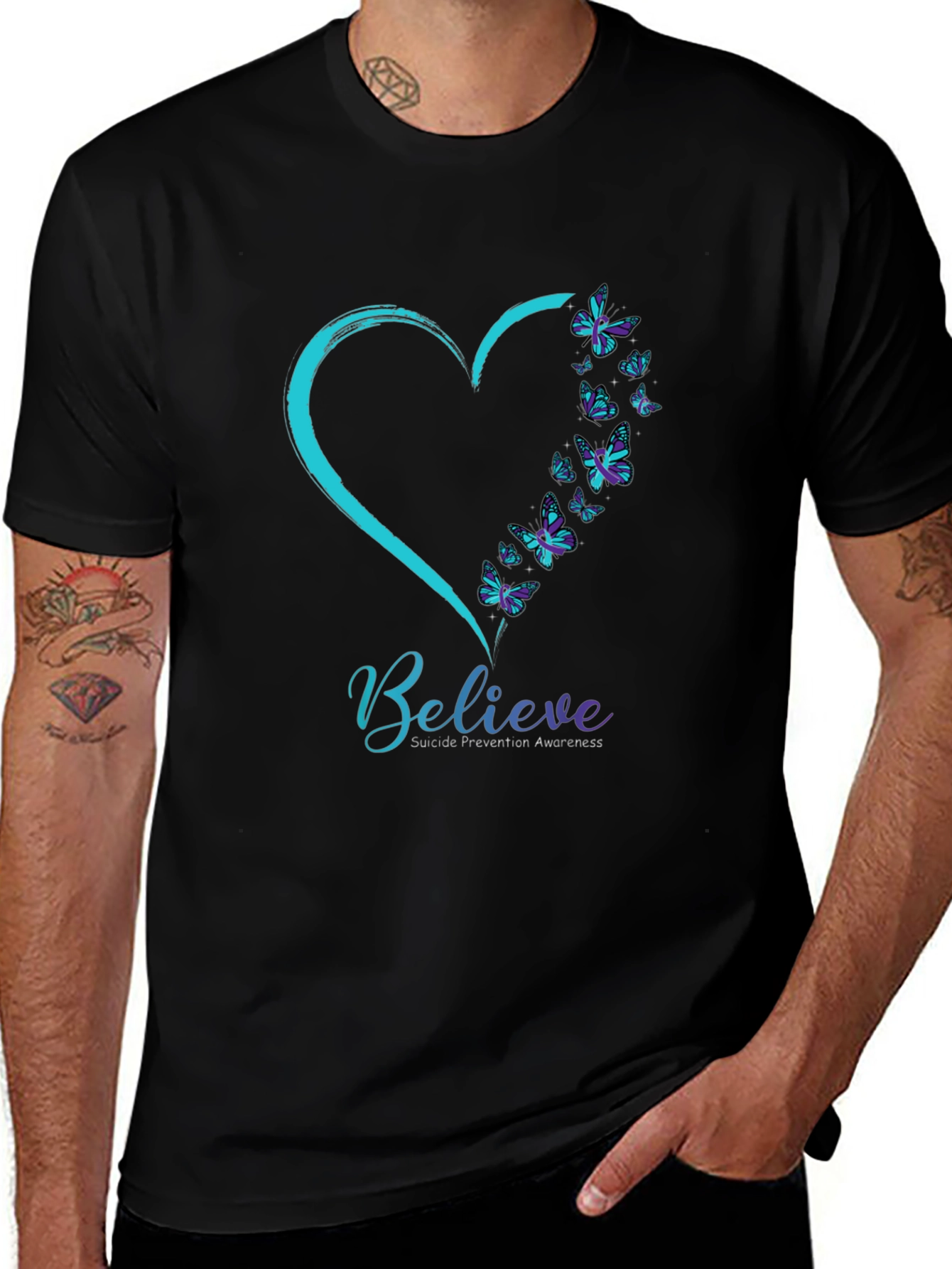Believe Suicide Prevention Awareness T-Shirt