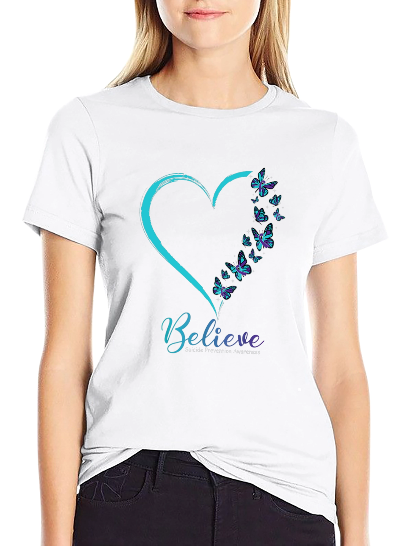 Believe Suicide Prevention Awareness T-Shirt