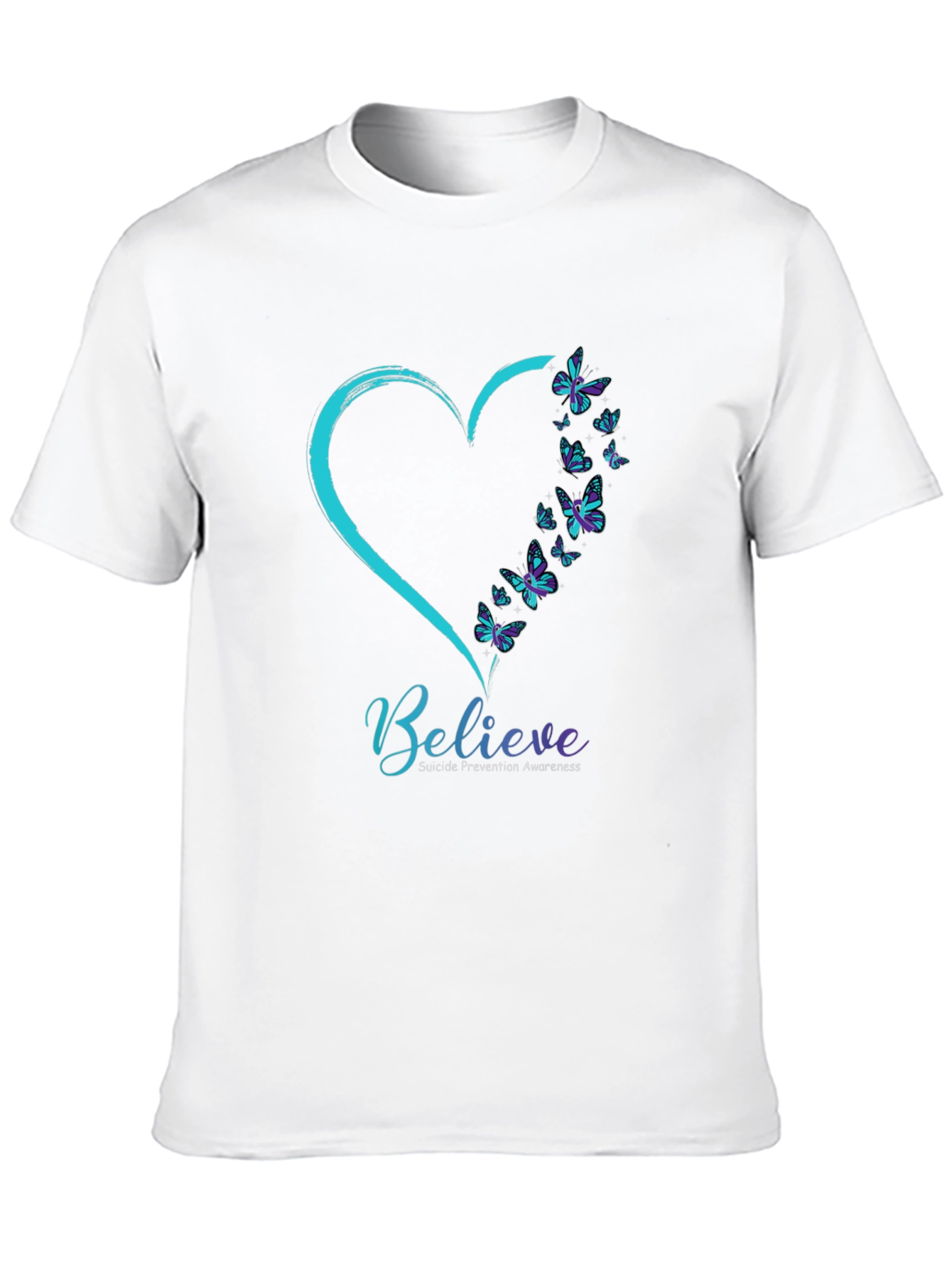 Believe Suicide Prevention Awareness T-Shirt