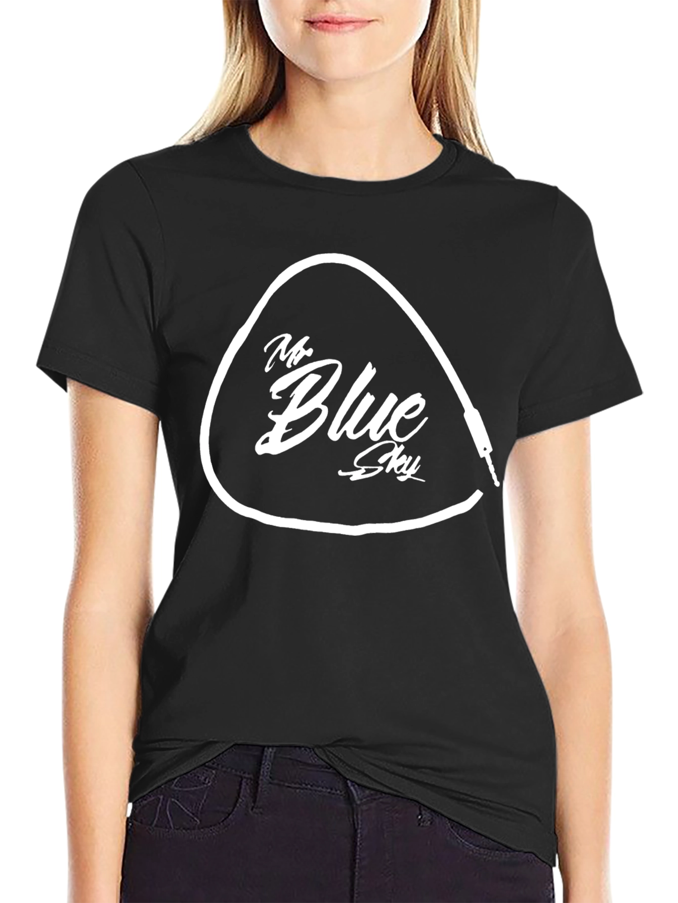 Mr. Blue Sky Graphic Tee - Black