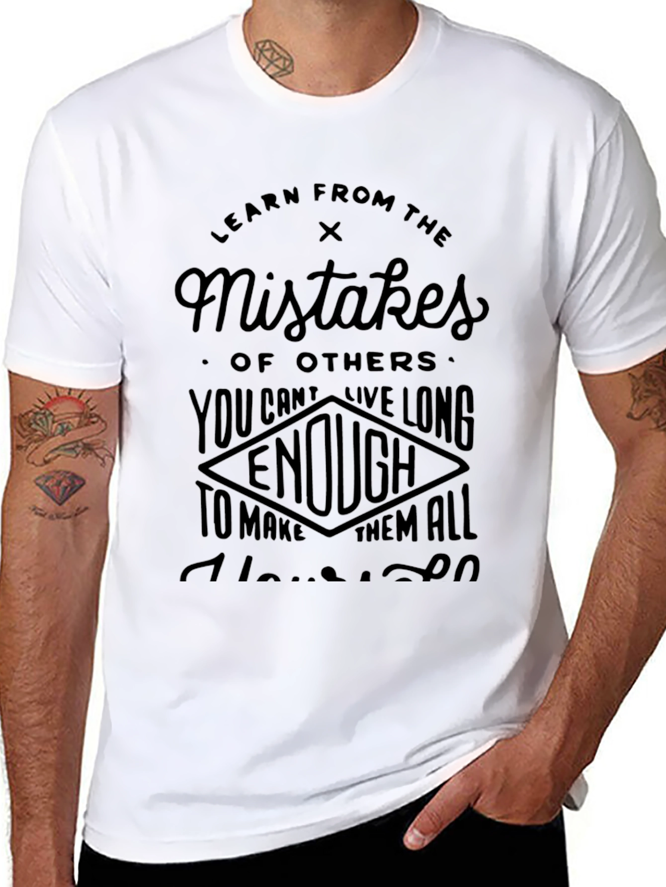 Learn From Mistakes Graphic T-Shirt