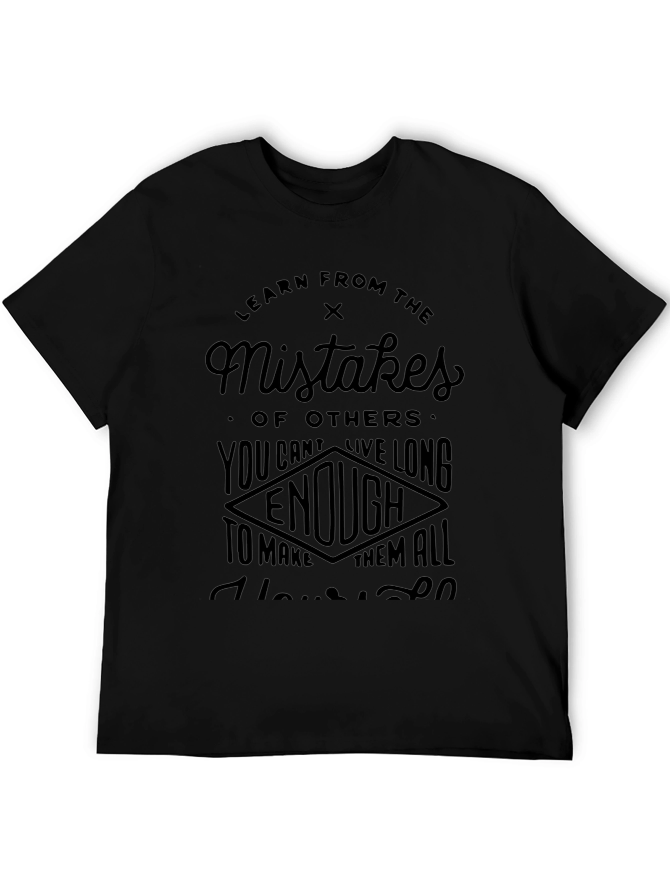 Learn From Mistakes Graphic T-Shirt