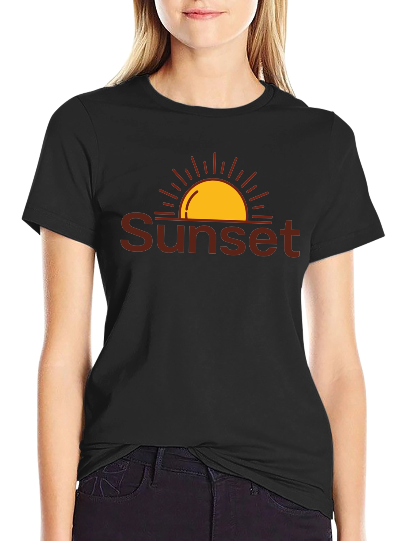 Sunset Graphic T-Shirt - Relaxed Fit Casual Wear