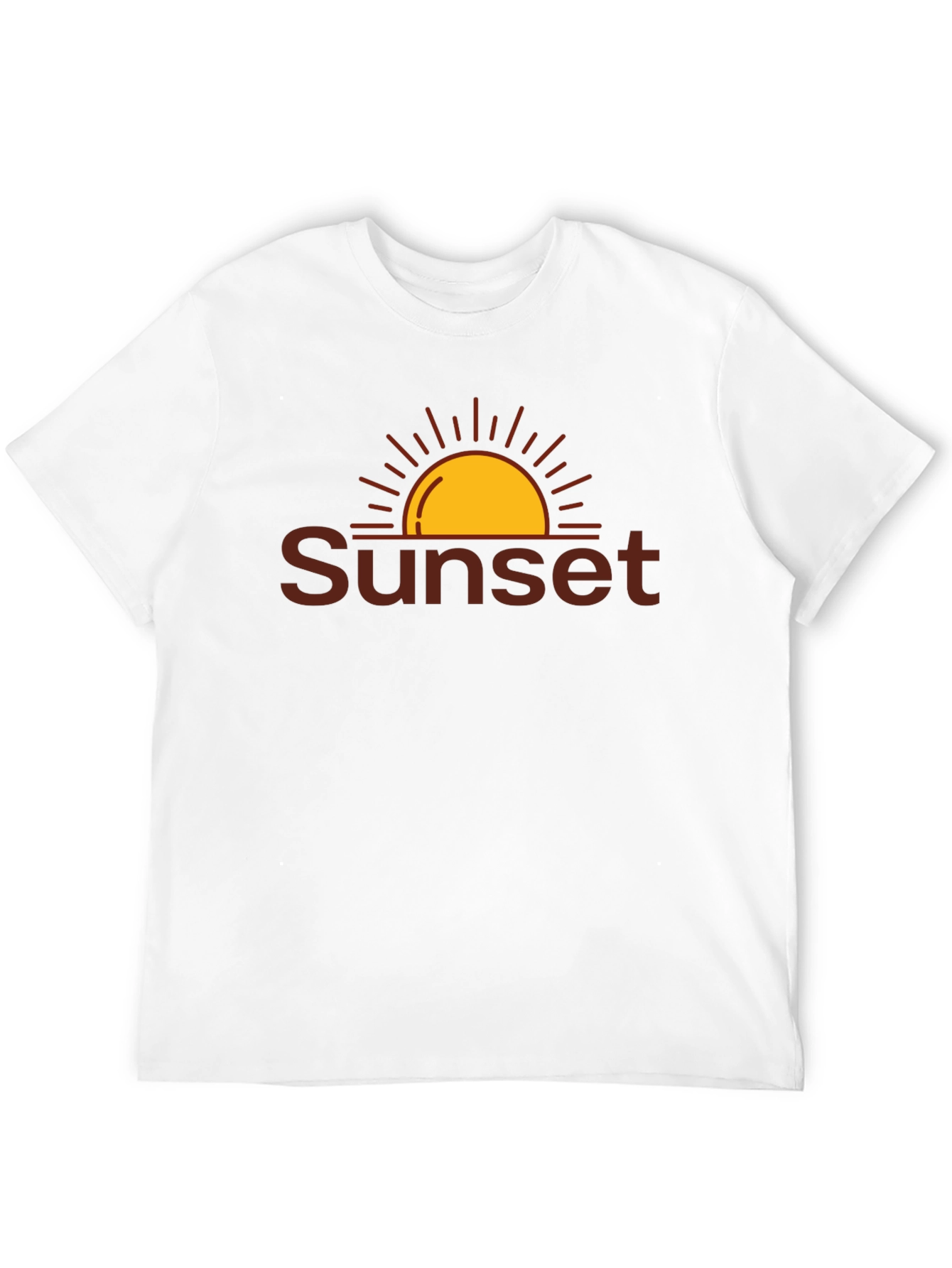 Sunset Graphic T-Shirt - Relaxed Fit Casual Wear