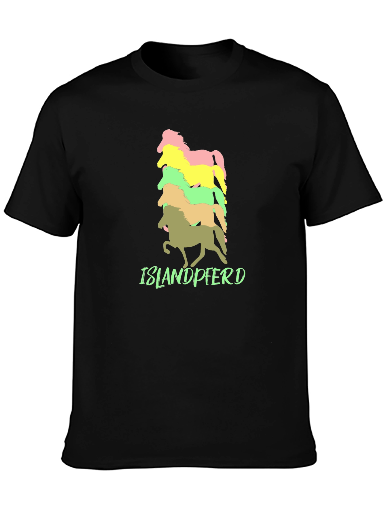 Islandpferd Horse T-Shirt - Stacked Design