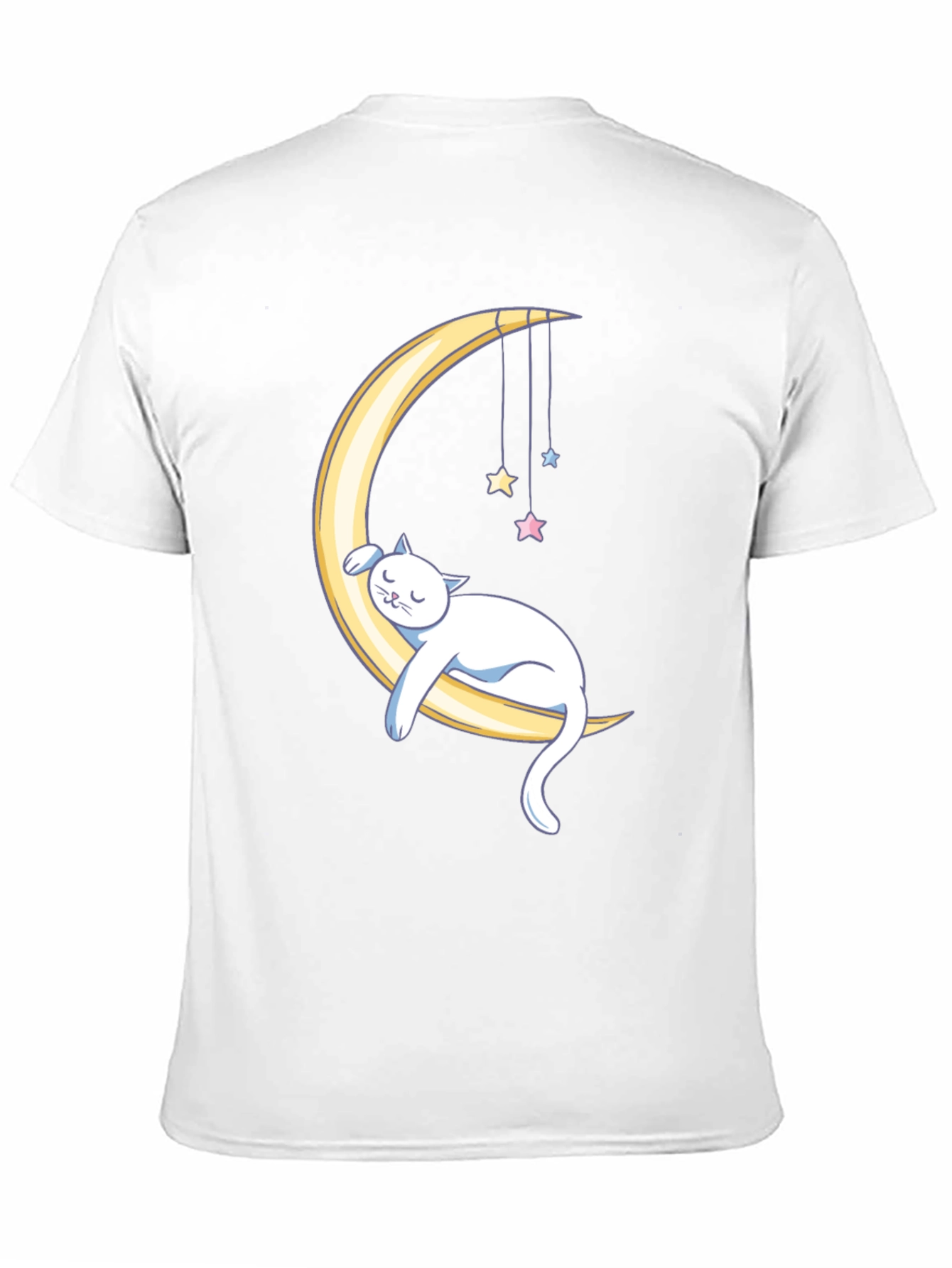 Cat Nap on the Moon Graphic Tee