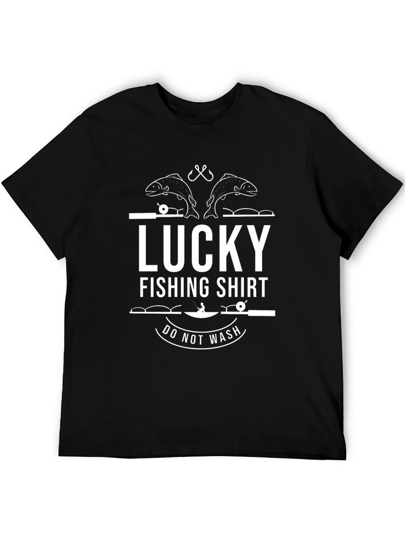 Lucky Fishing Shirt - Mens Graphic Tee
