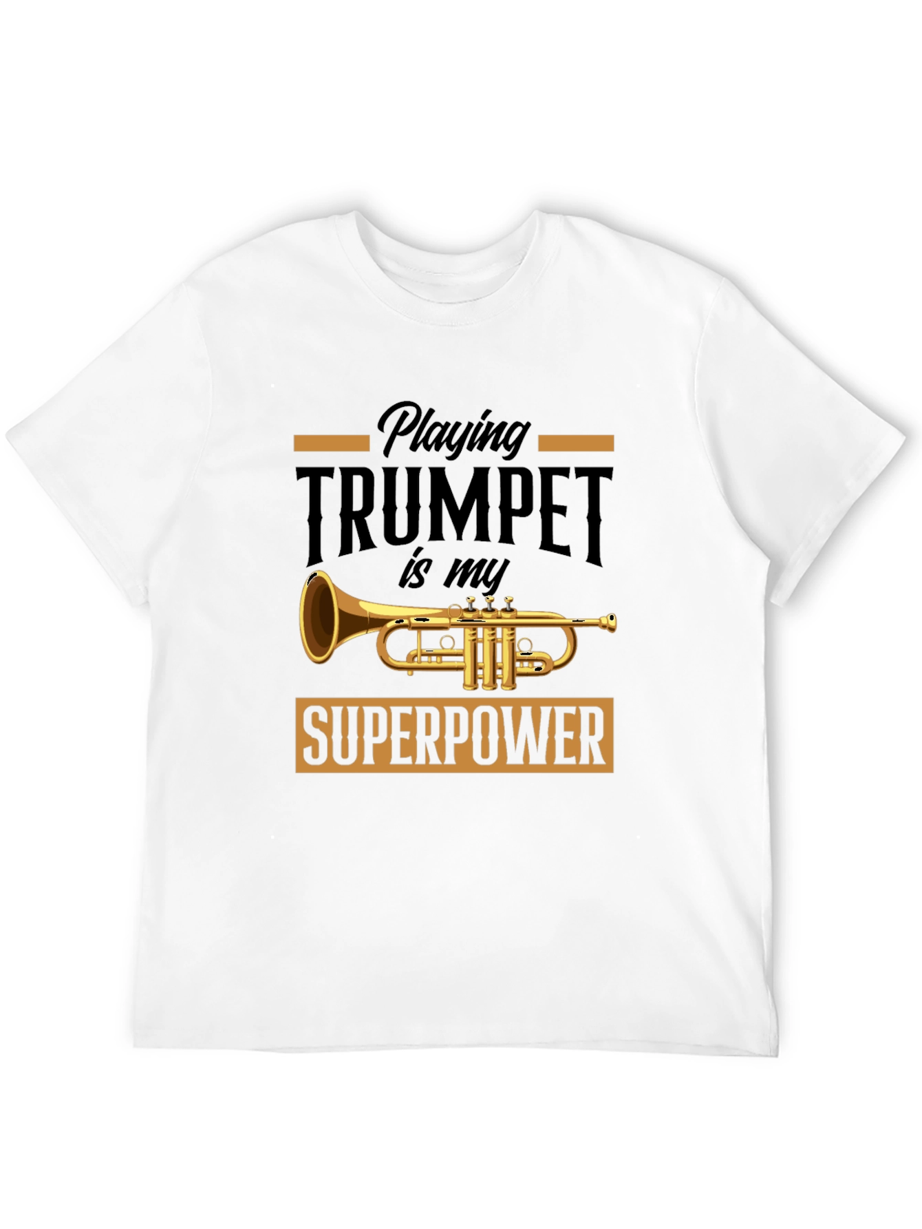 Trumpet Superpower Graphic T-Shirt
