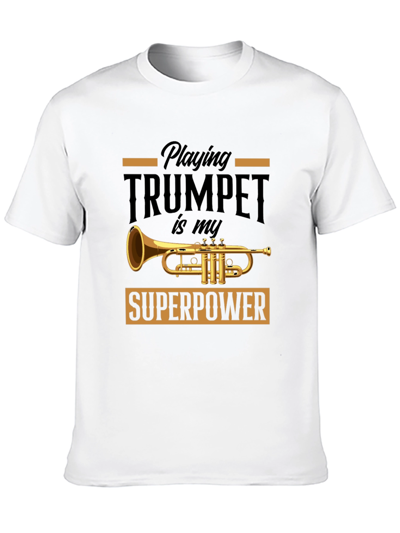 Trumpet Superpower Graphic T-Shirt