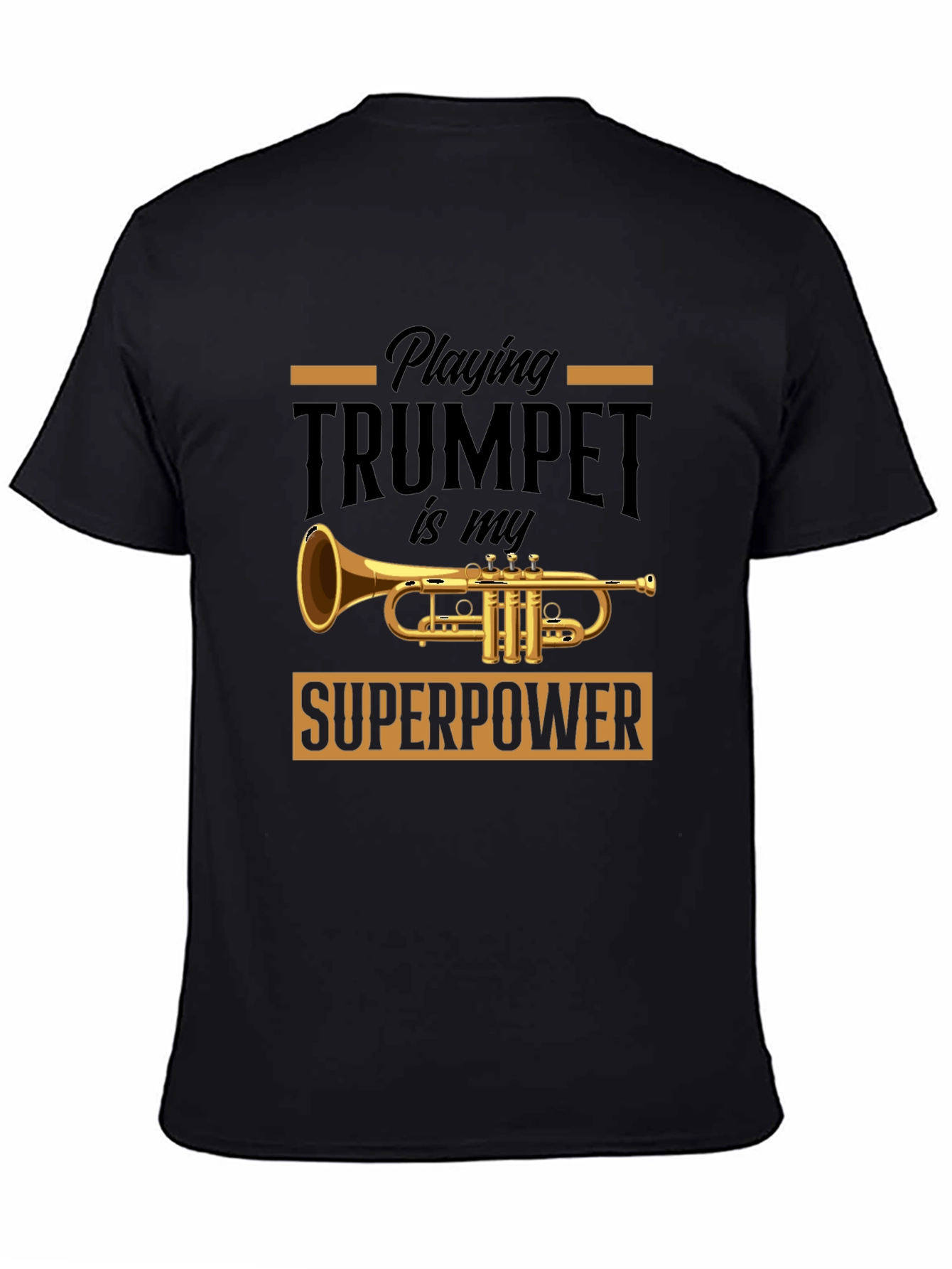 Trumpet Superpower Graphic T-Shirt