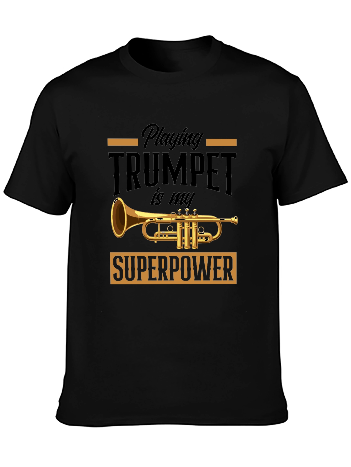 Trumpet Superpower Graphic T-Shirt