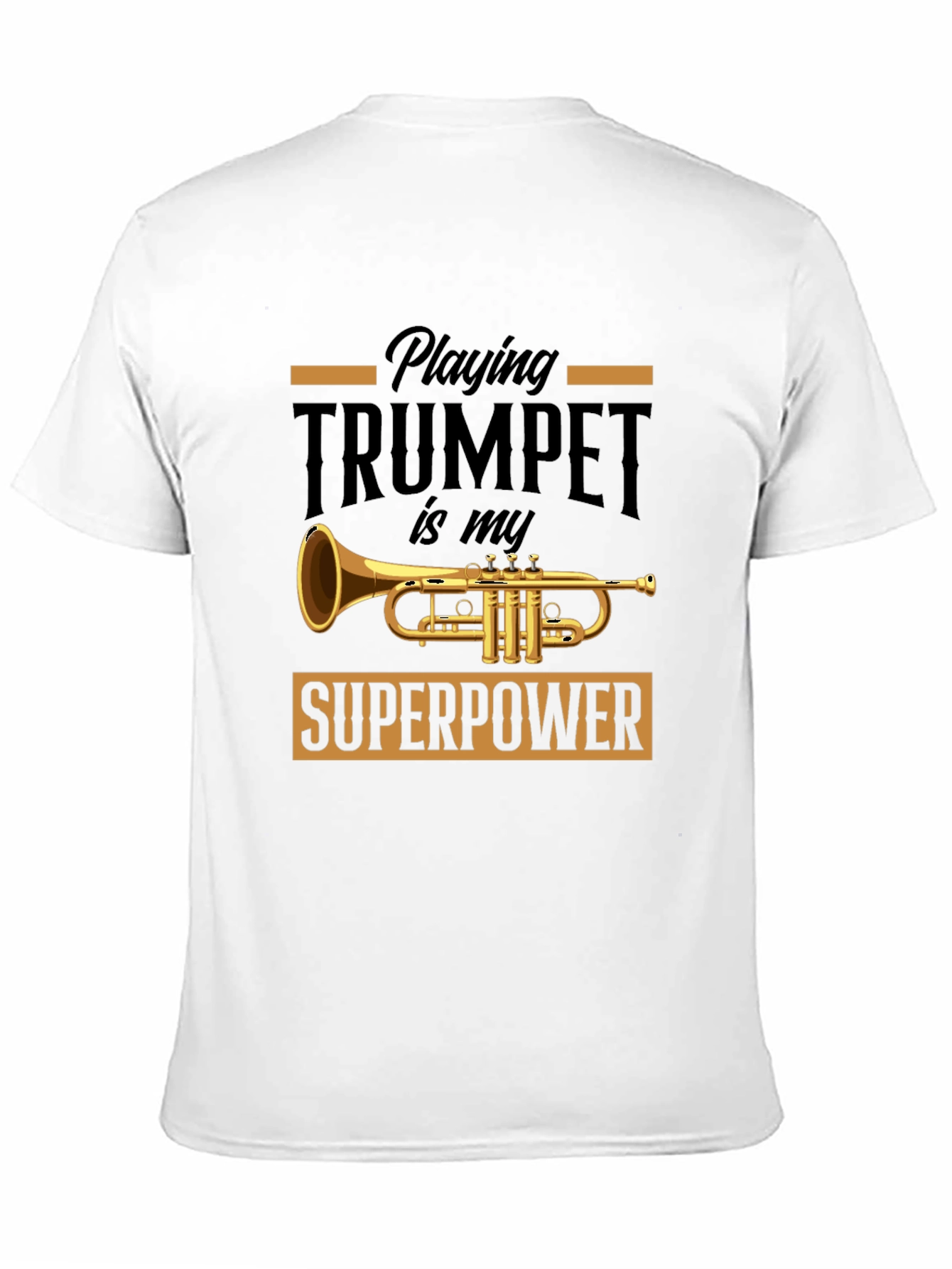 Trumpet Superpower Graphic T-Shirt