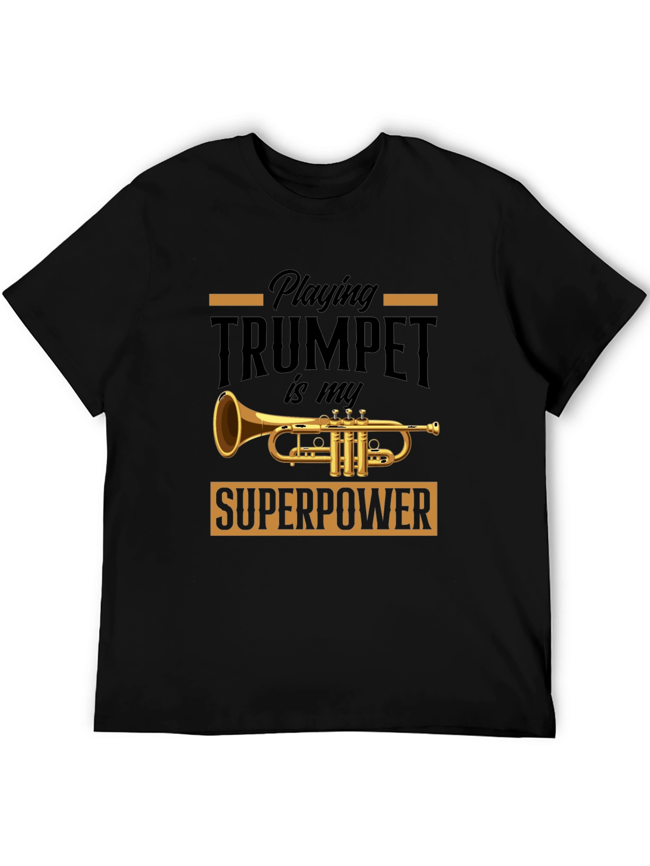 Trumpet Superpower Graphic T-Shirt