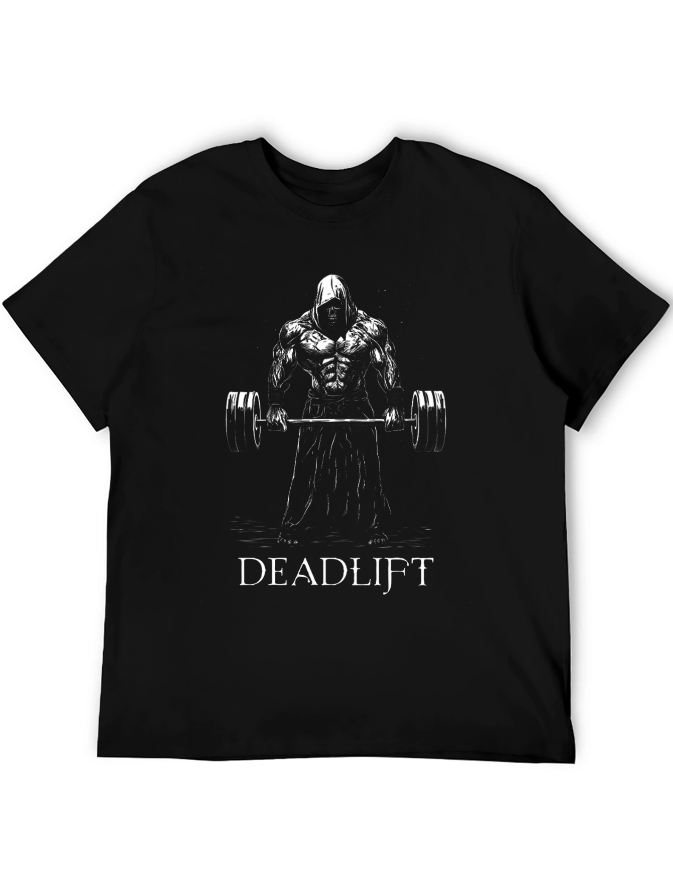 Deadlift Reaper Graphic T-Shirt - Black