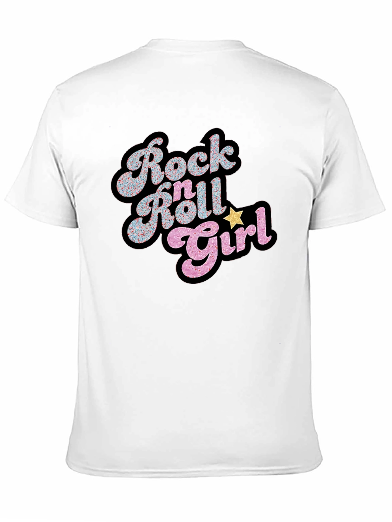 Rock N Roll Girl Black T-Shirt
