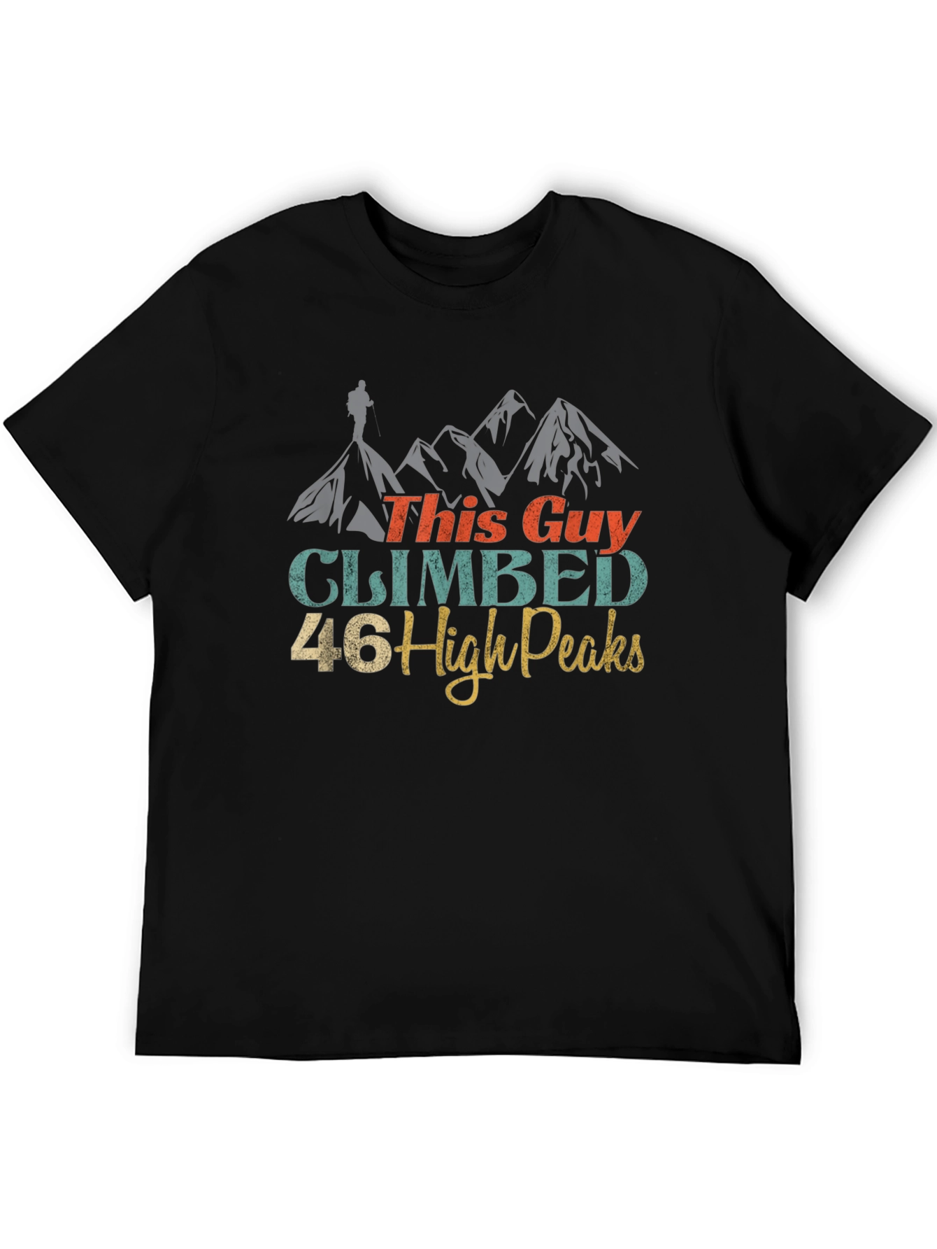 Climbed 46 High Peaks Graphic Tee