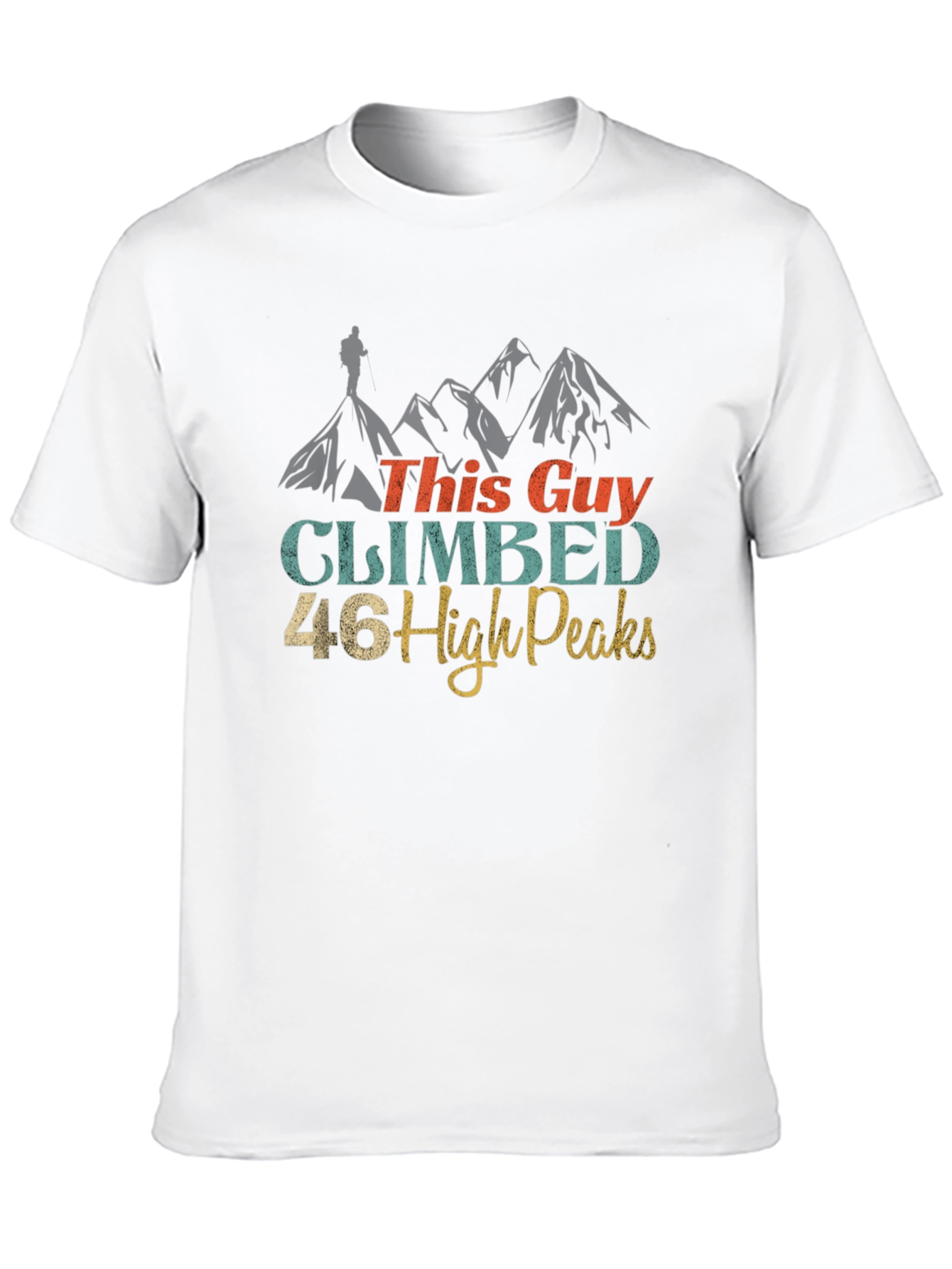 Climbed 46 High Peaks Graphic Tee