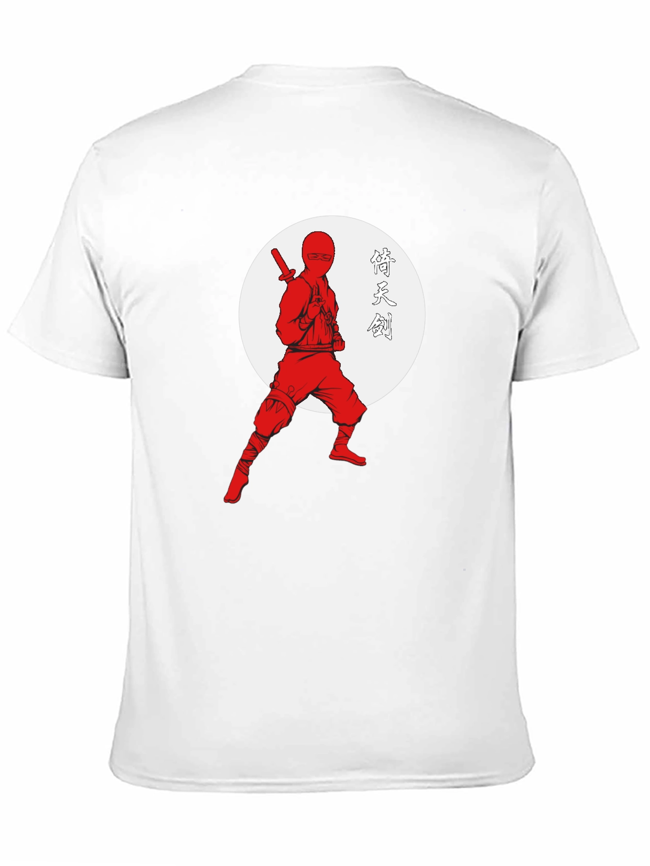 Ninja Warrior Graphic Tee - Black Cotton T-Shirt