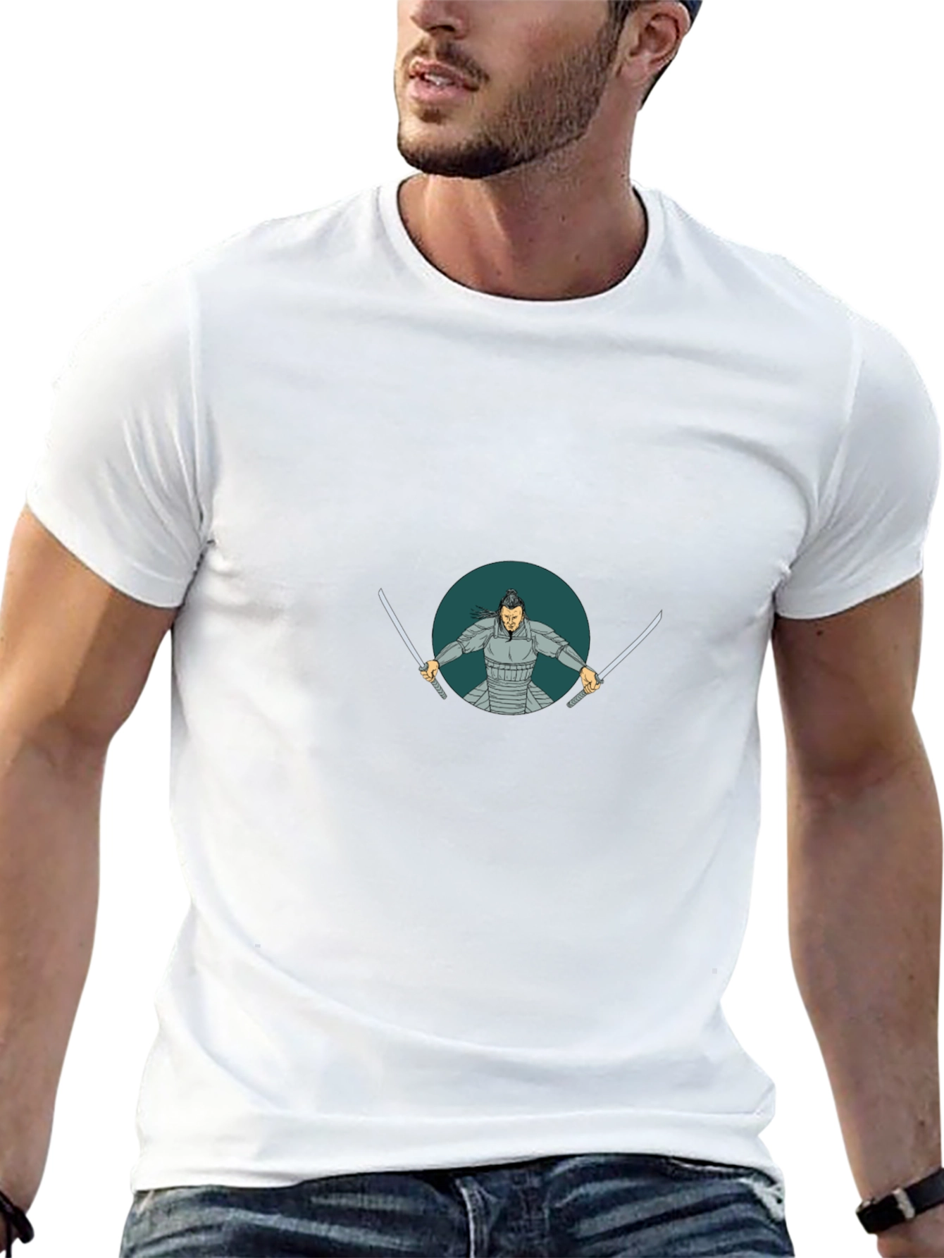 Samurai Graphic Tee - Cool Warrior Design